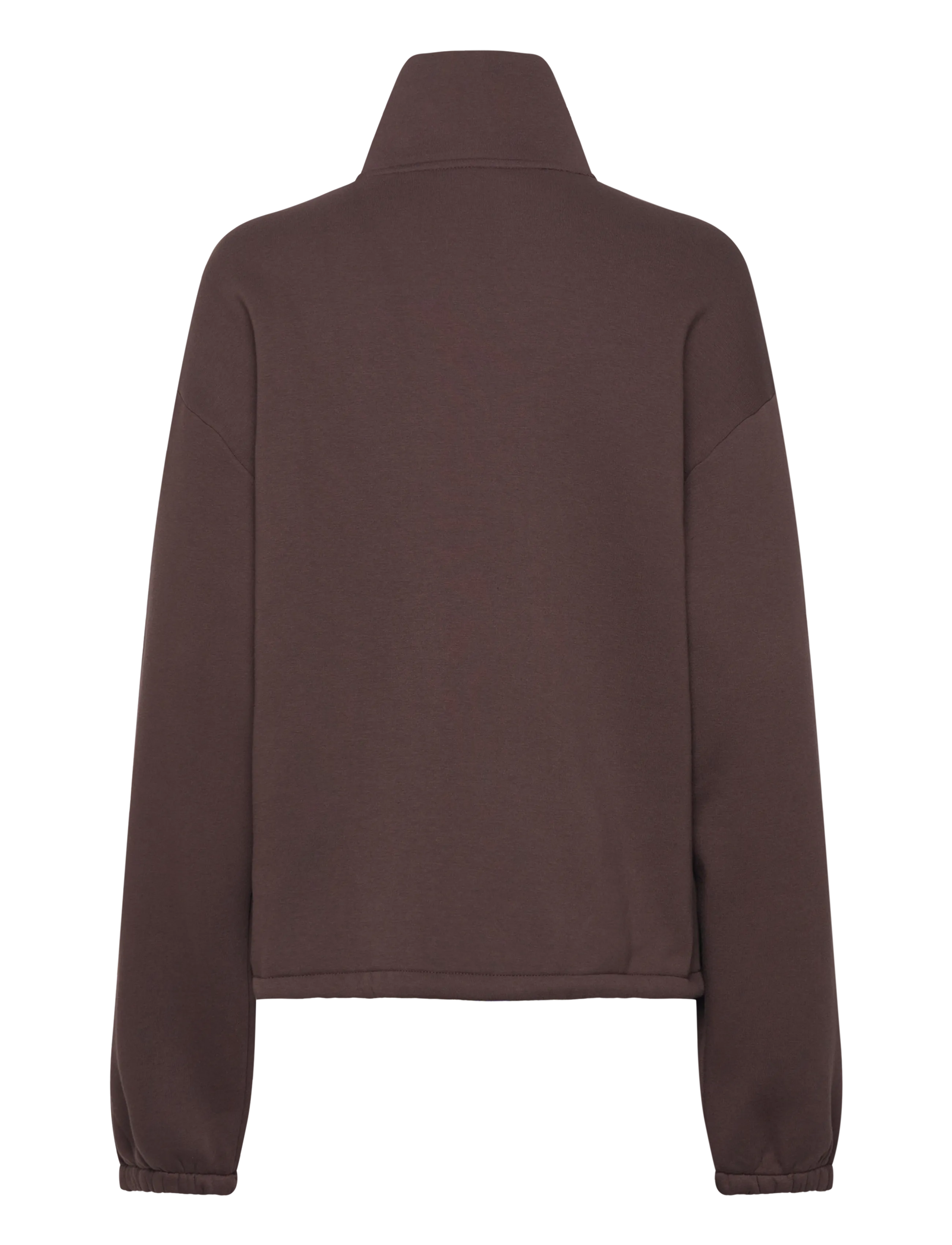 Gina Tricot - Soft sport zip sweater - seal brown (7083) - 1