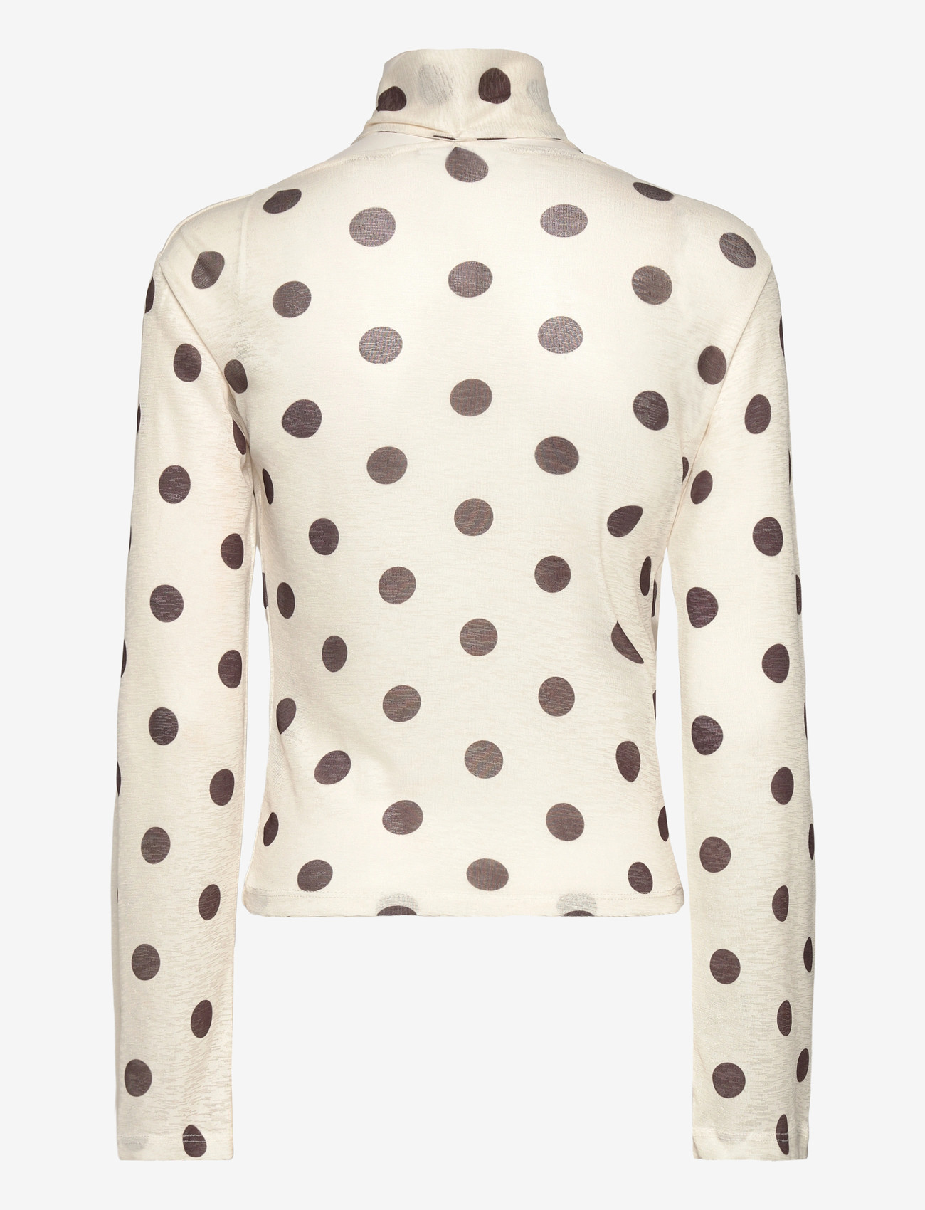 Gina Tricot - Drapy top - cream dot - 2