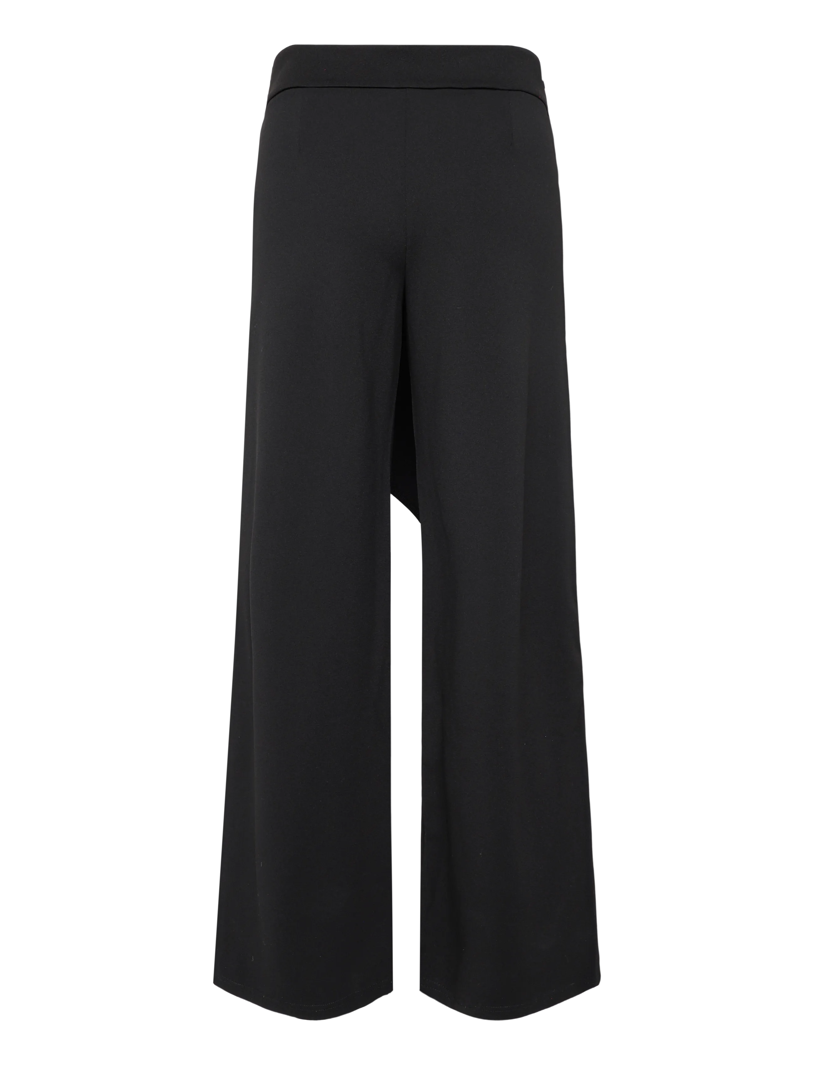 Gina Tricot - Wrap trousers - bukser med brede ben - black (9000) - 1