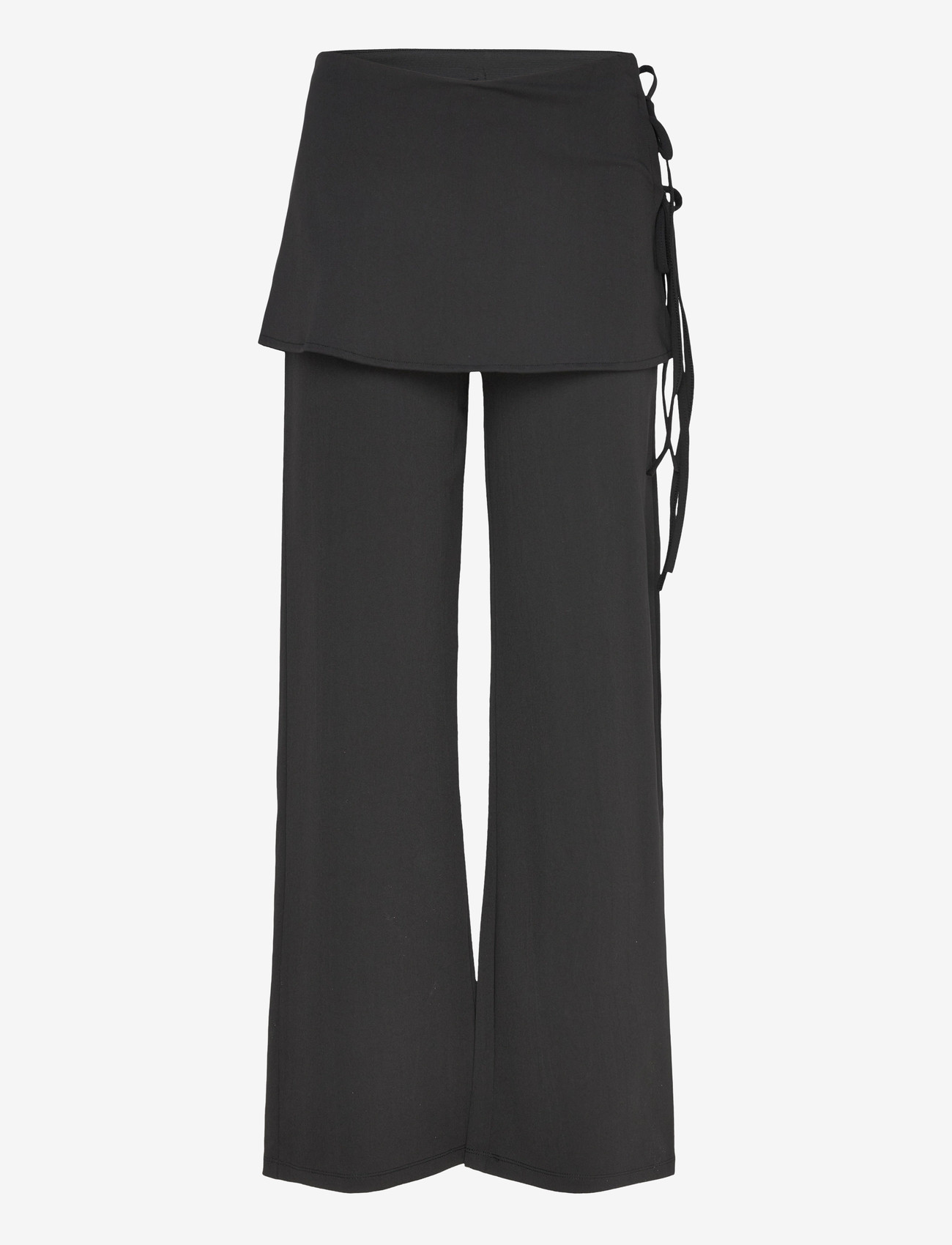 Gina Tricot - Skirt trousers - vida byxor - black (9000) - 0