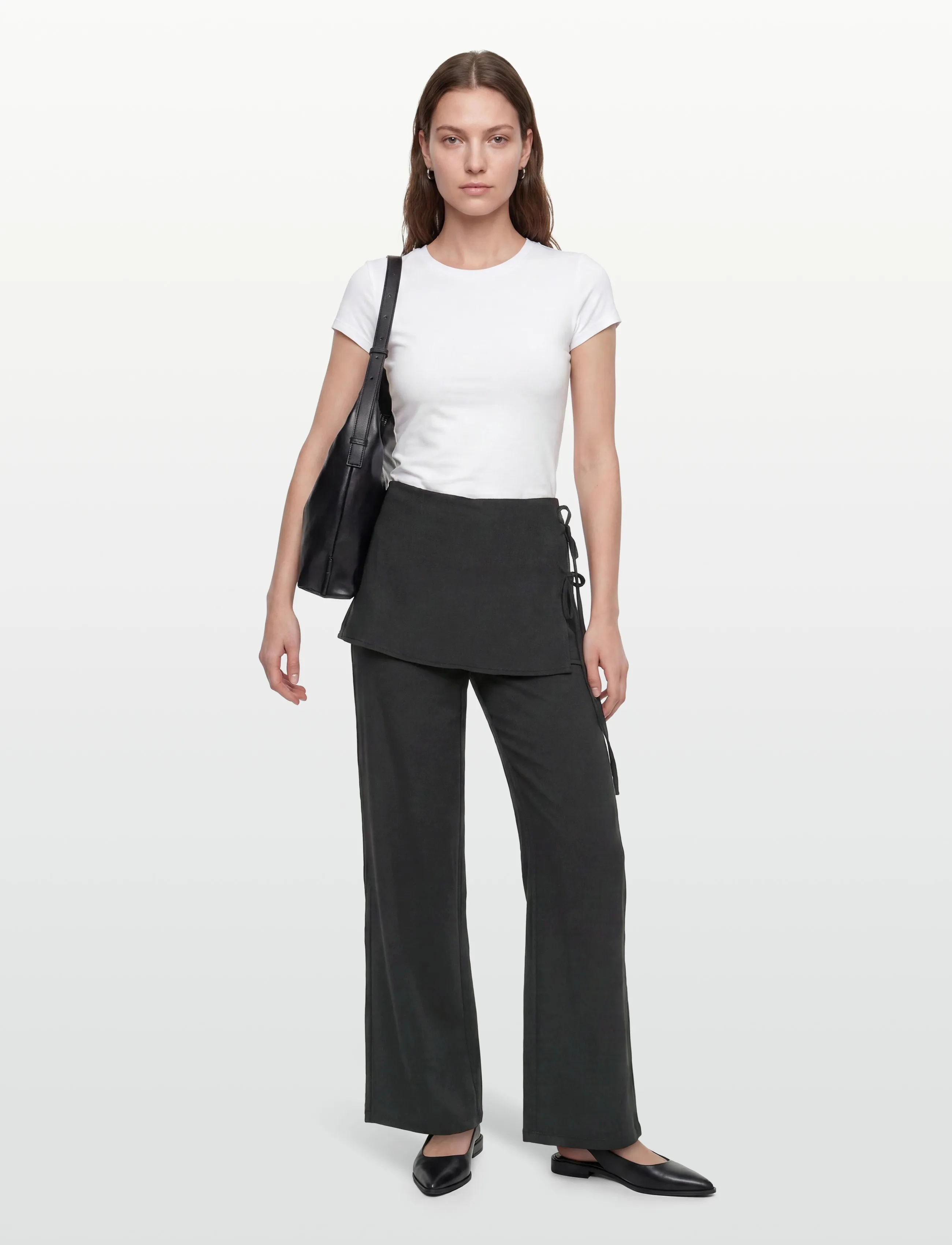 Gina Tricot Skirt trousers - Pakkumised - BLACK (9000) / black