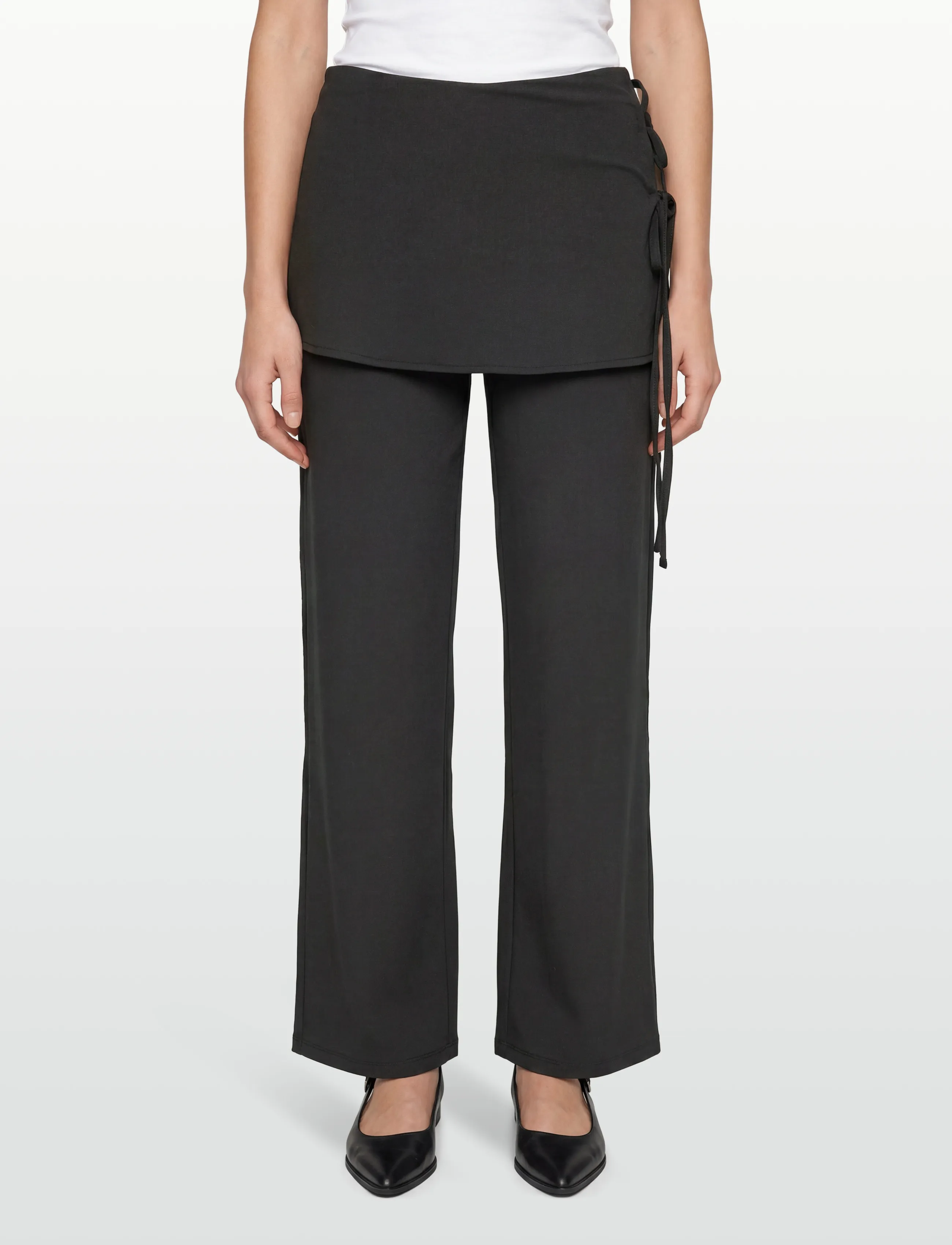Gina Tricot - Skirt trousers - black (9000) - 4