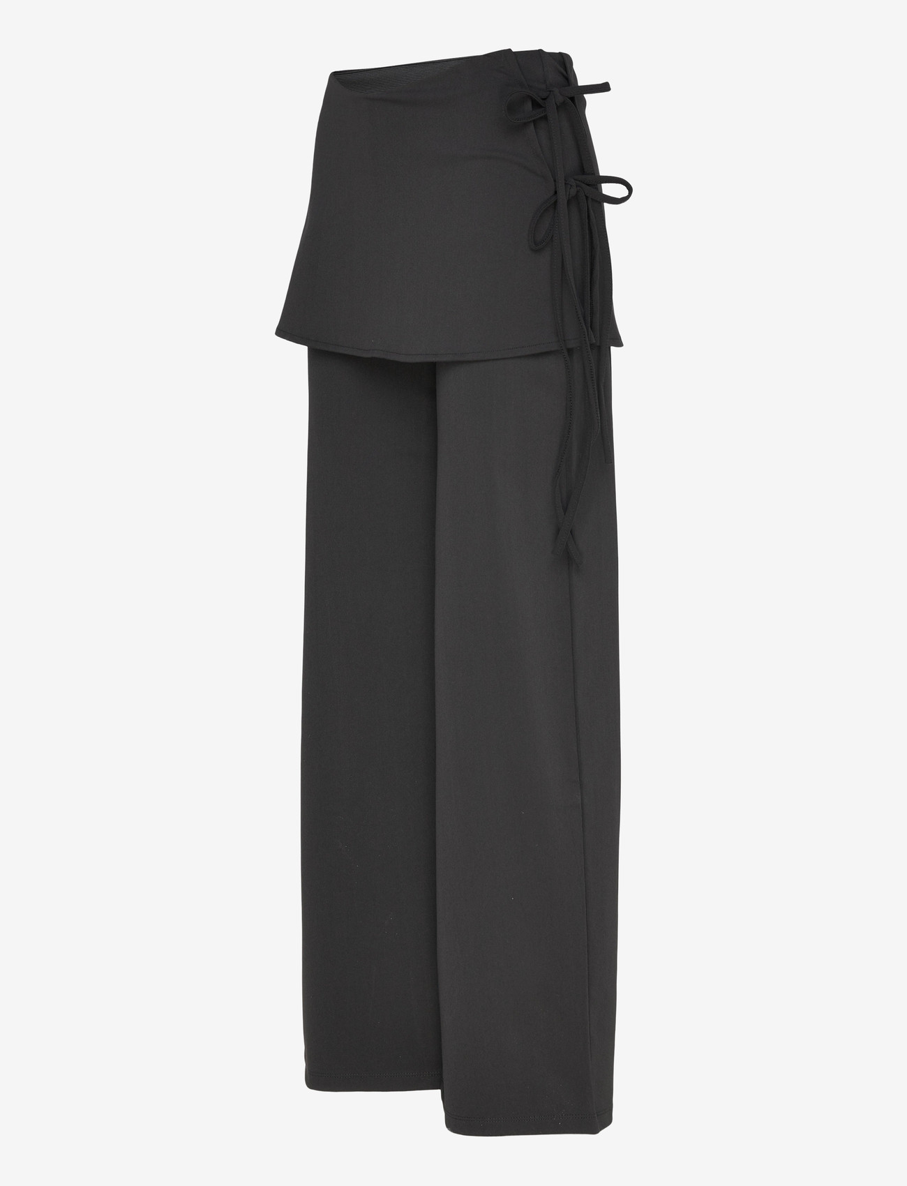Gina Tricot - Skirt trousers - vida byxor - black (9000) - 2