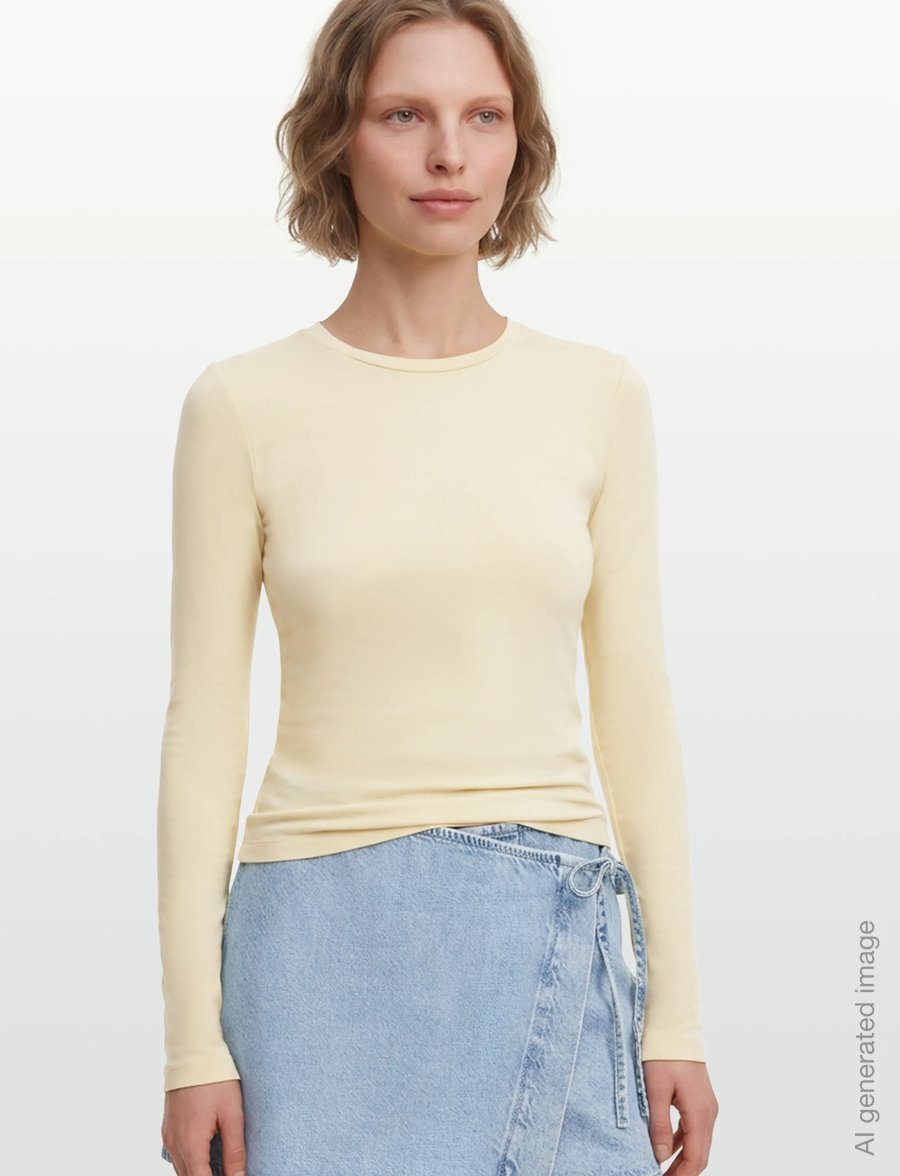 Gina Tricot - Slim fit long sleeve top - pikkade varrukatega topid - afterglow (7209) - 3