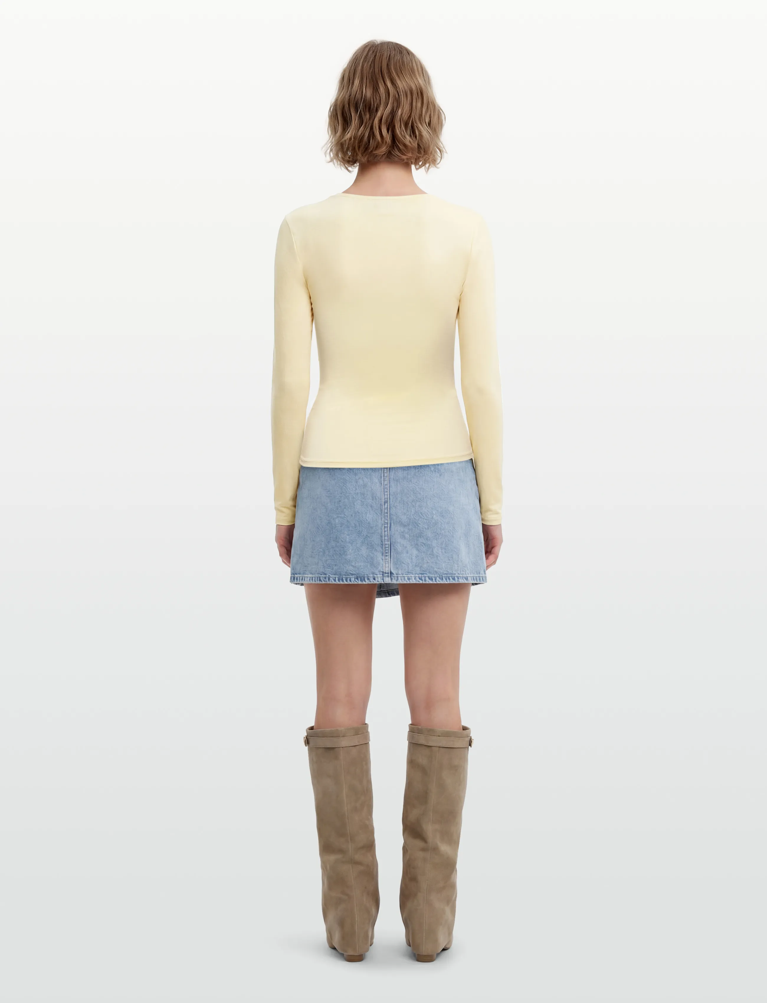 Gina Tricot - Slim fit long sleeve top - långärmade toppar - afterglow (7209) - 4