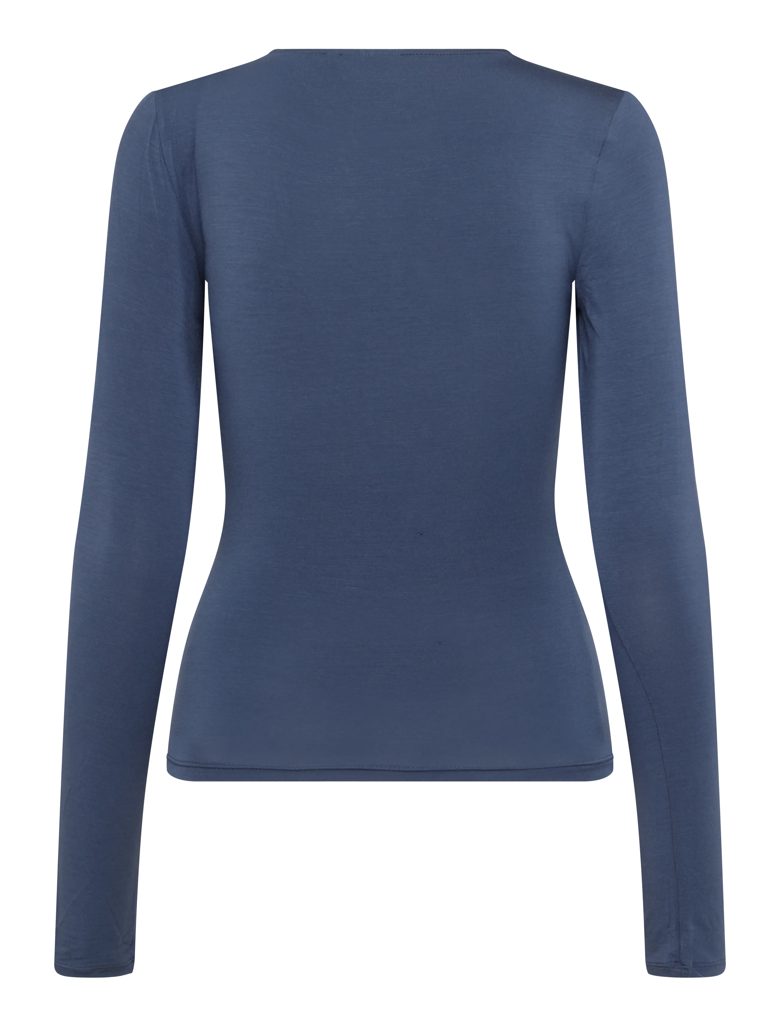 Gina Tricot - Slim fit long sleeve top - långärmade toppar - dusty blue (5326) - 1