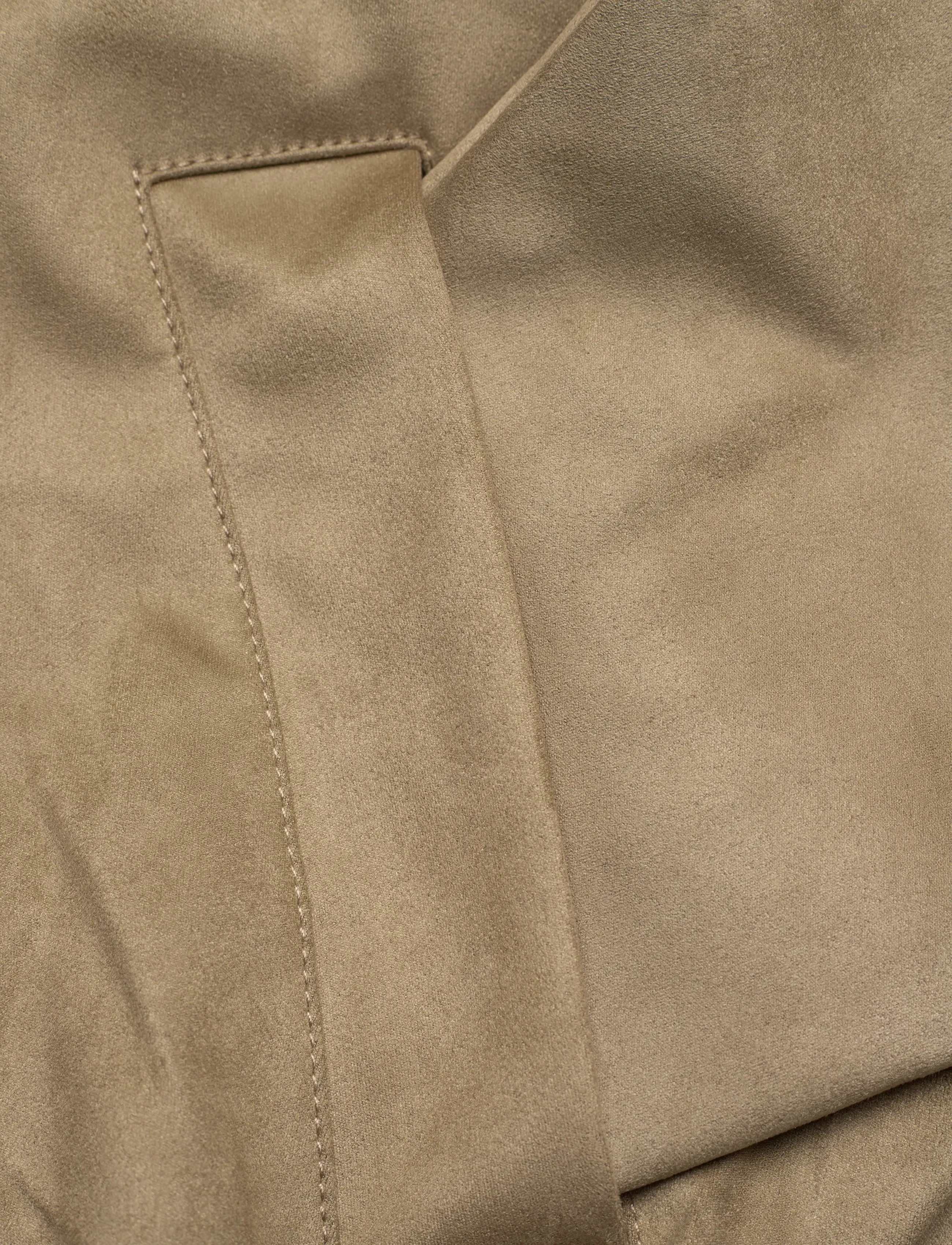 Gina Tricot - Faux suede high neck jacket - kevadjoped - olive green (6370) - 5
