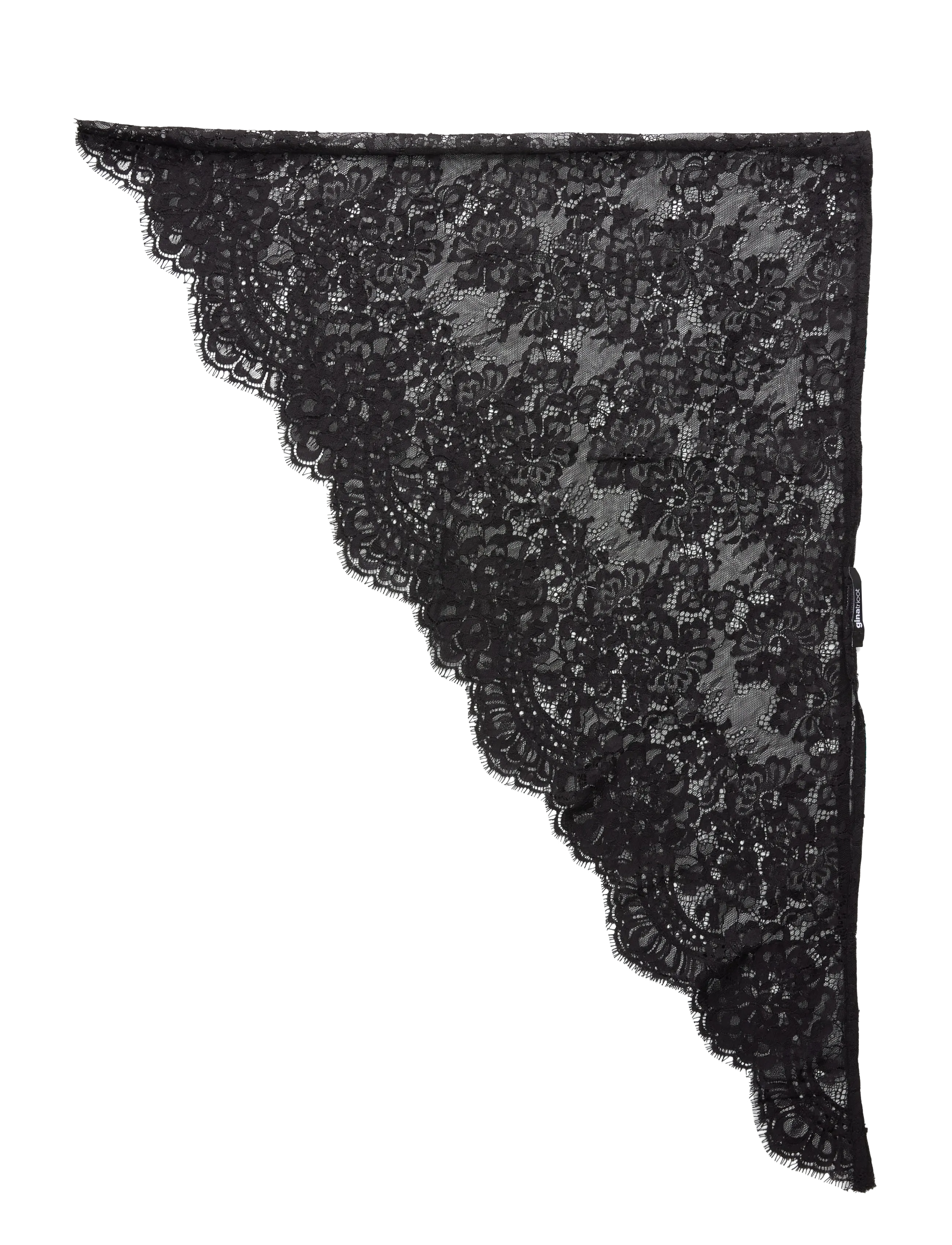 Gina Tricot - Lace hip scarf - moetrendid - black (9000) - 1