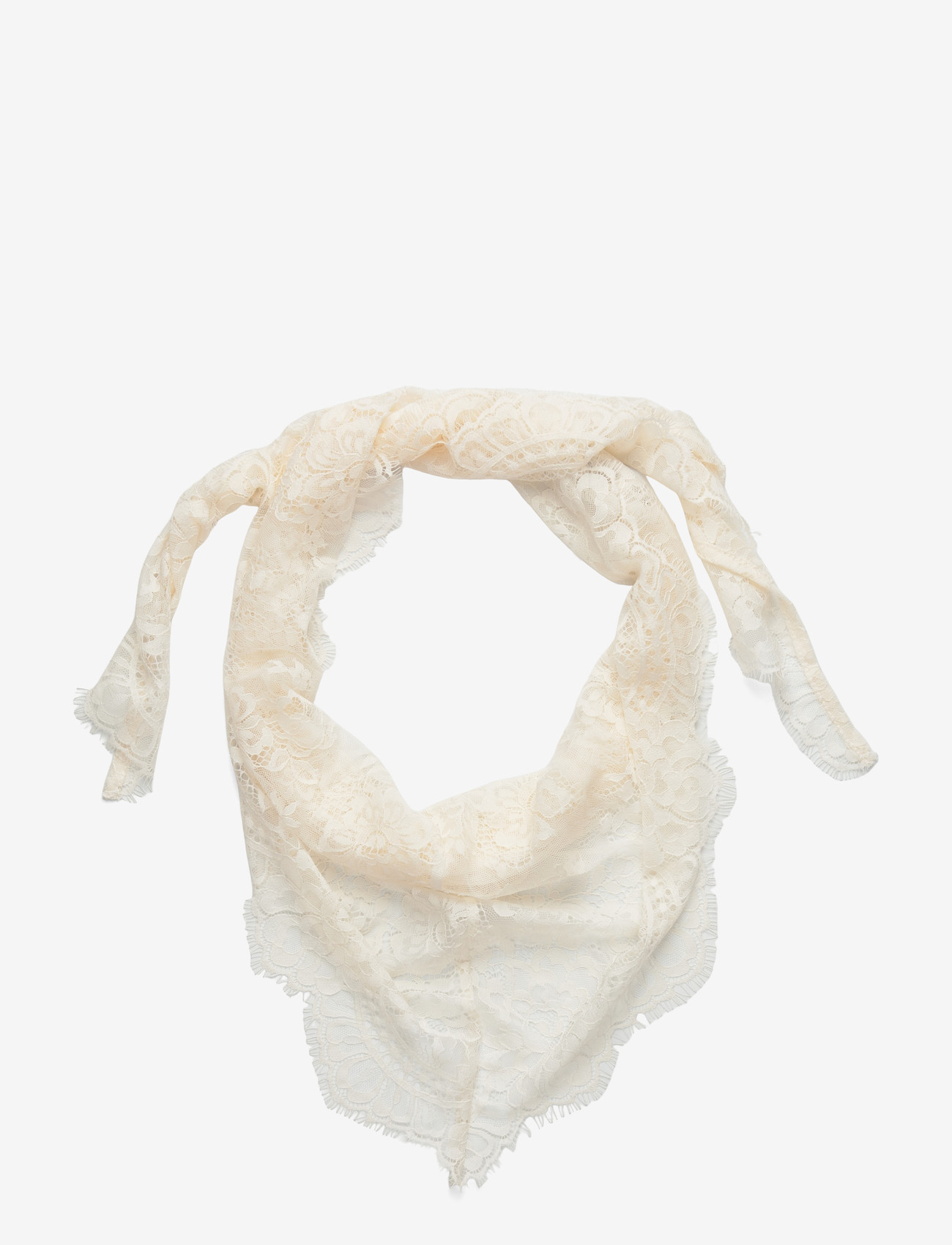 Gina Tricot - Lace hip scarf - sjalar - offwhite - 0