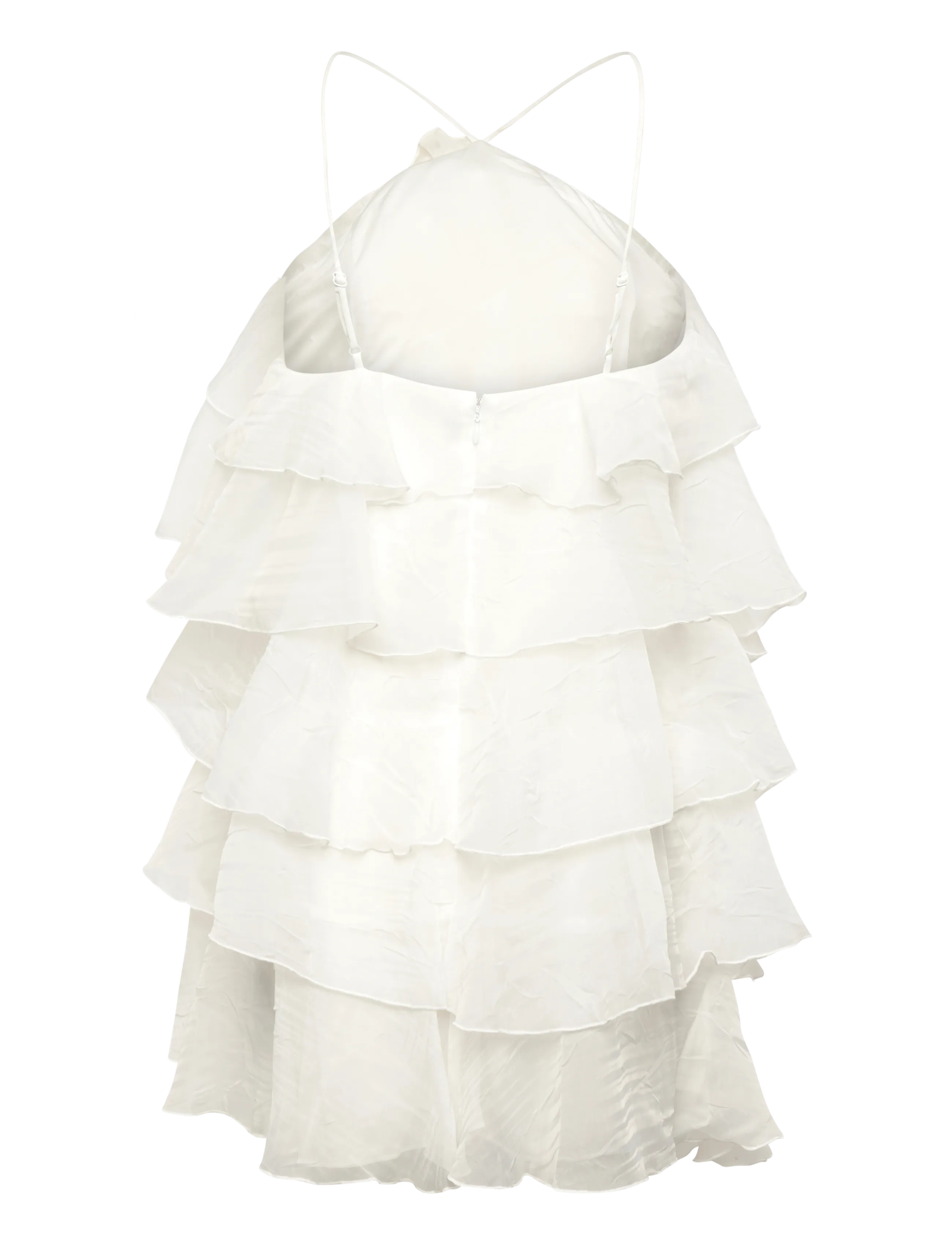 Gina Tricot - Mini frill dress - konfirmatsioon - offwhite - 1