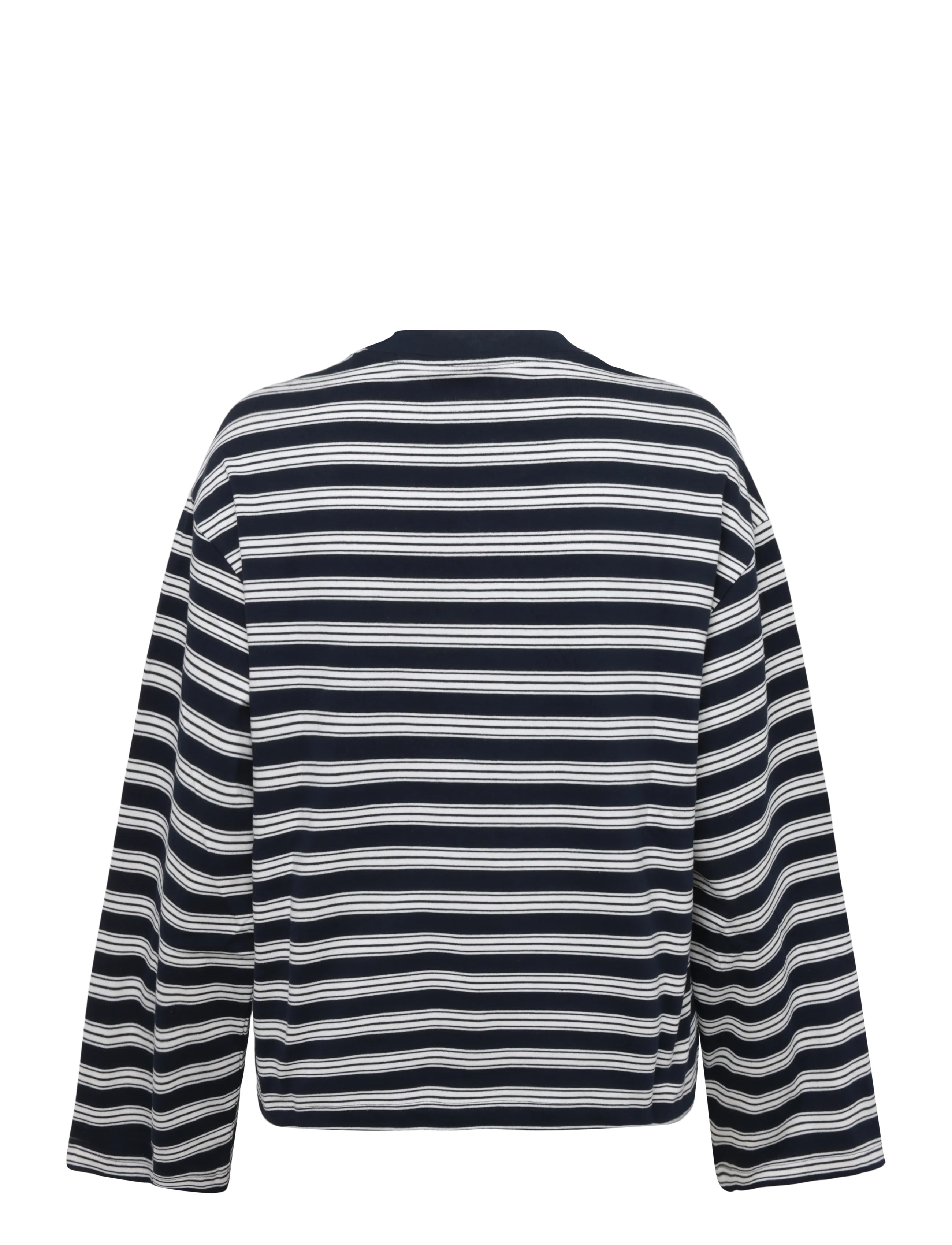 Gina Tricot - Stripe long sleeve tee - langærmede toppe - sky captain irregular stripe - 1