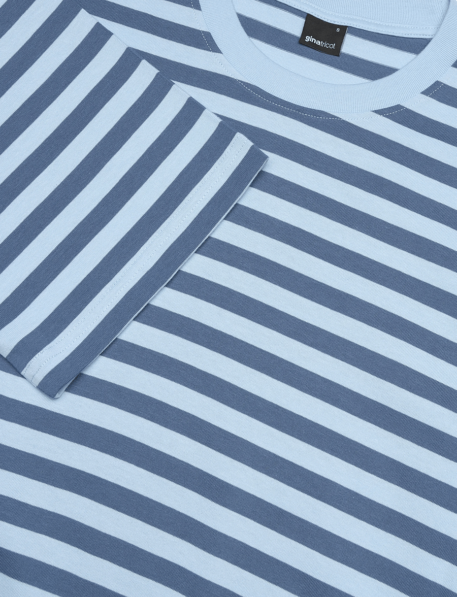Gina Tricot - Stripe long sleeve tee - blue horizon stripe - 2