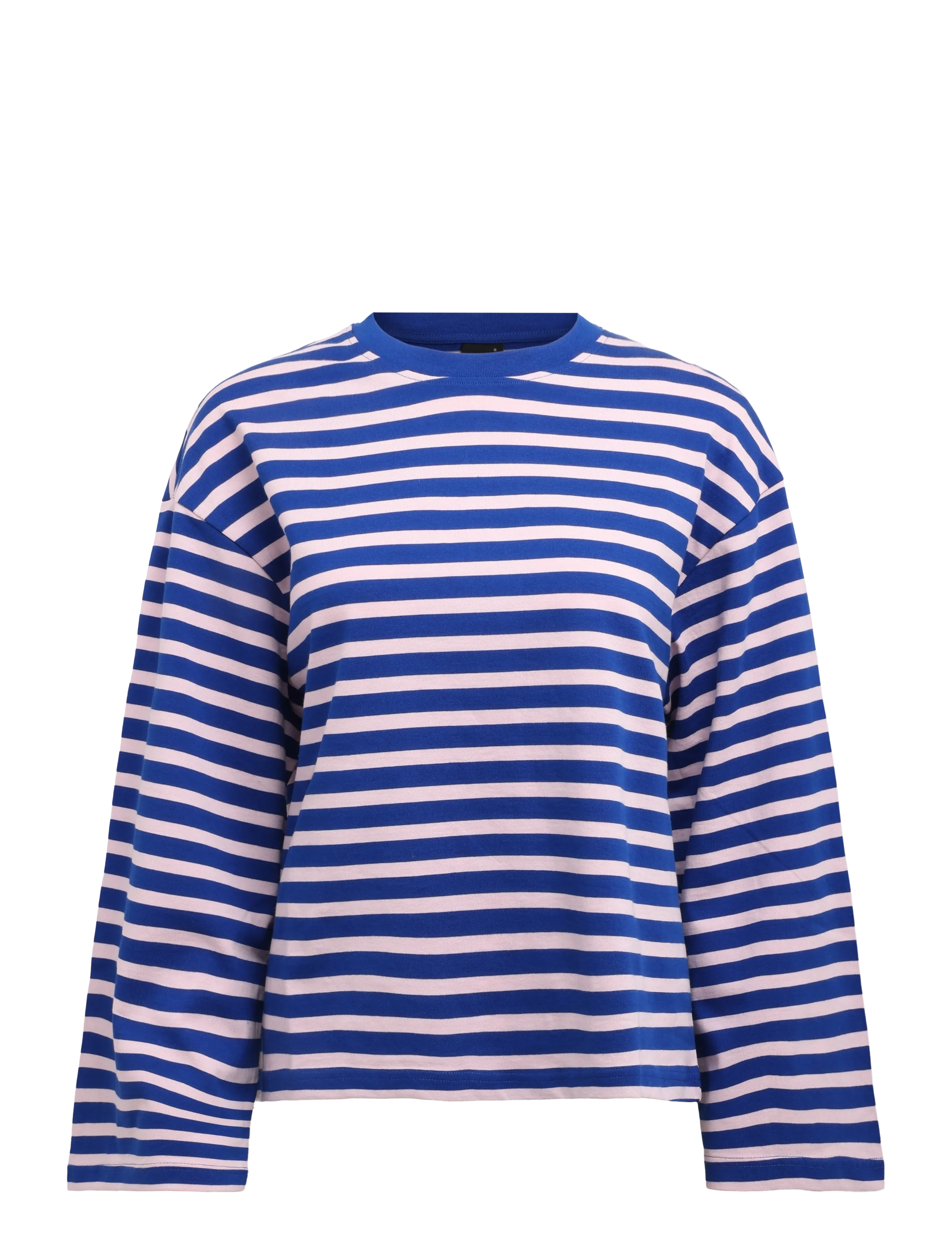 Gina Tricot Stripe long sleeve tee - Inspiration - BLUE/PINK STRIPE / blue