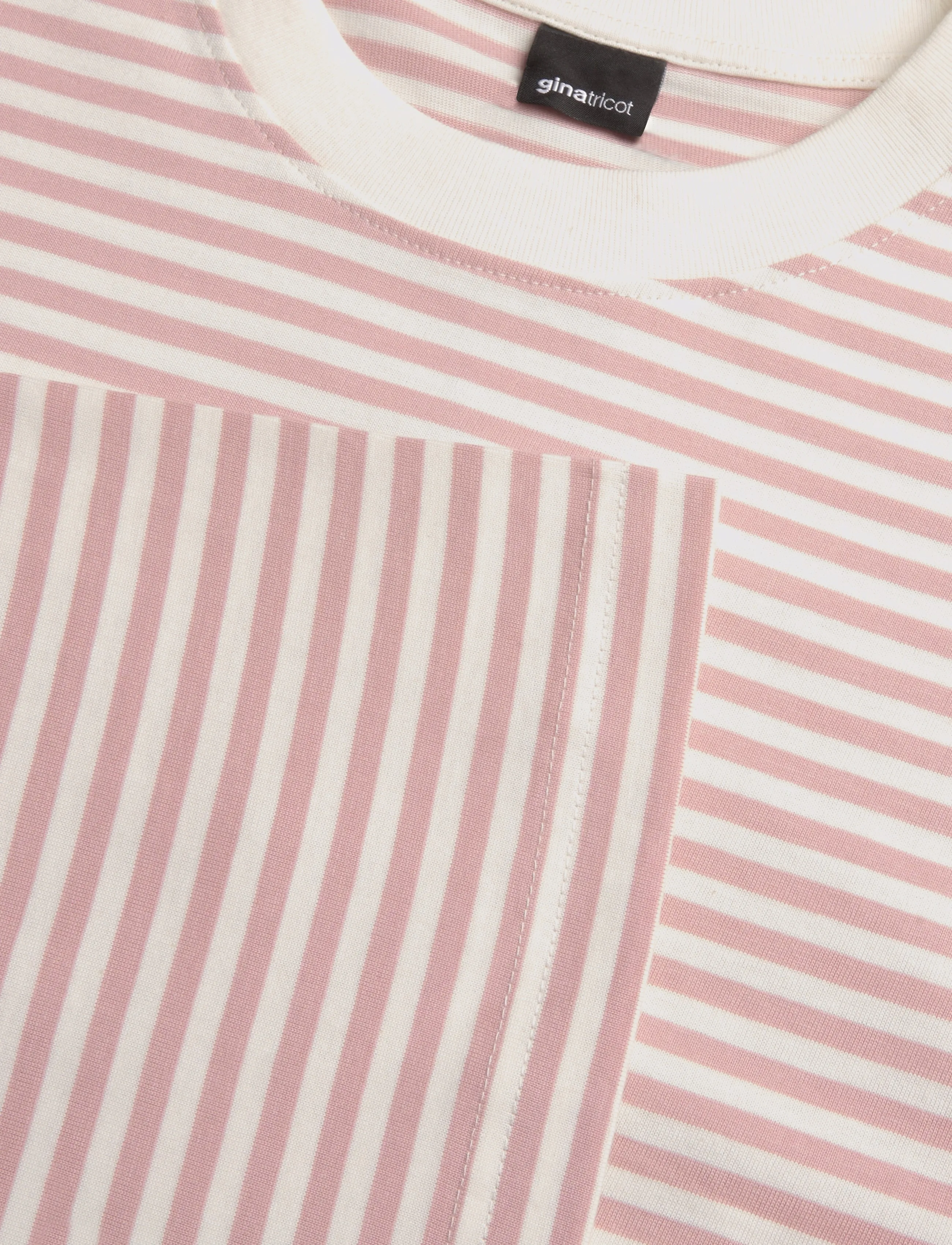 Gina Tricot - Stripe long sleeve tee - langærmede toppe - pale mauve - 2