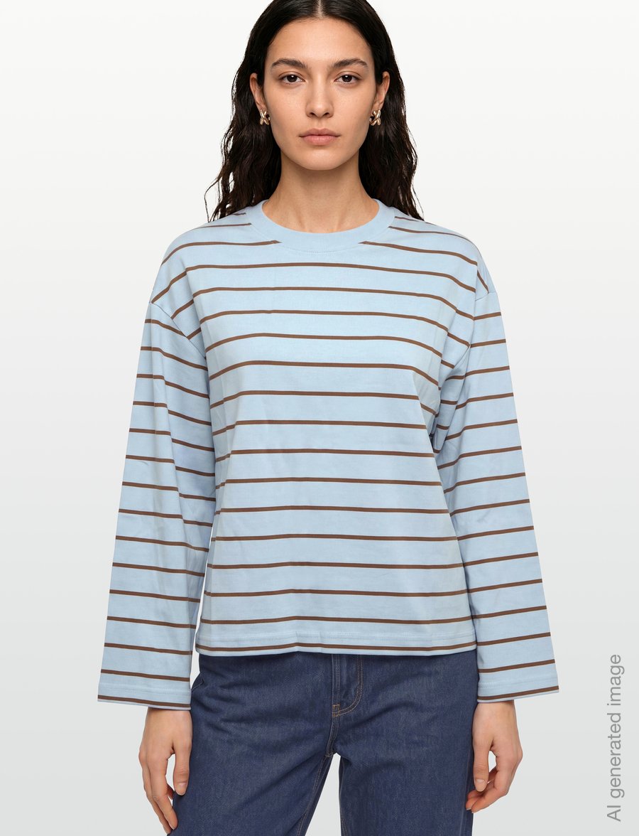 Gina Tricot - Stripe long sleeve tee - pikkade varrukatega topid - skyride stripe - 3