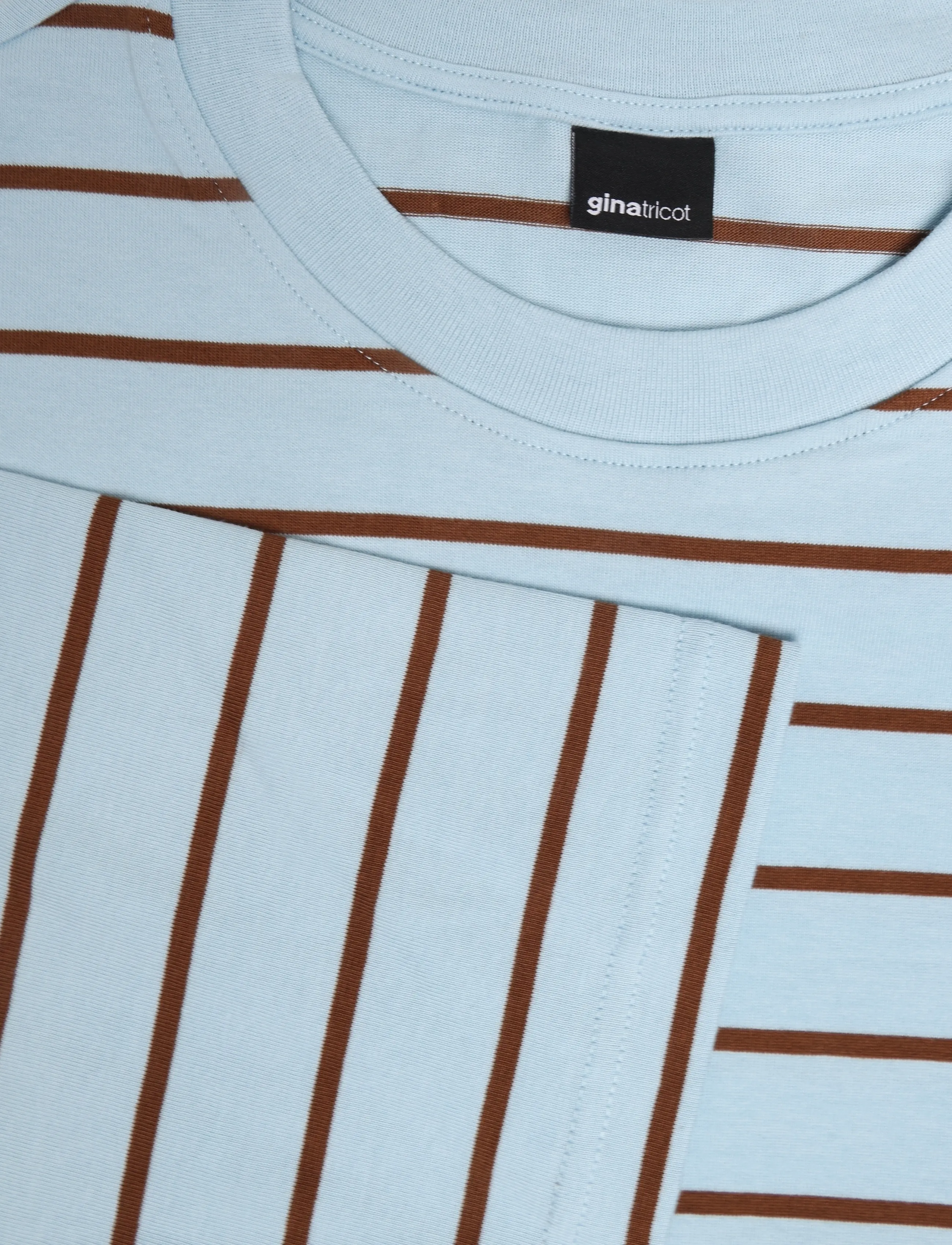 Gina Tricot - Stripe long sleeve tee - langærmede toppe - skyride stripe - 2