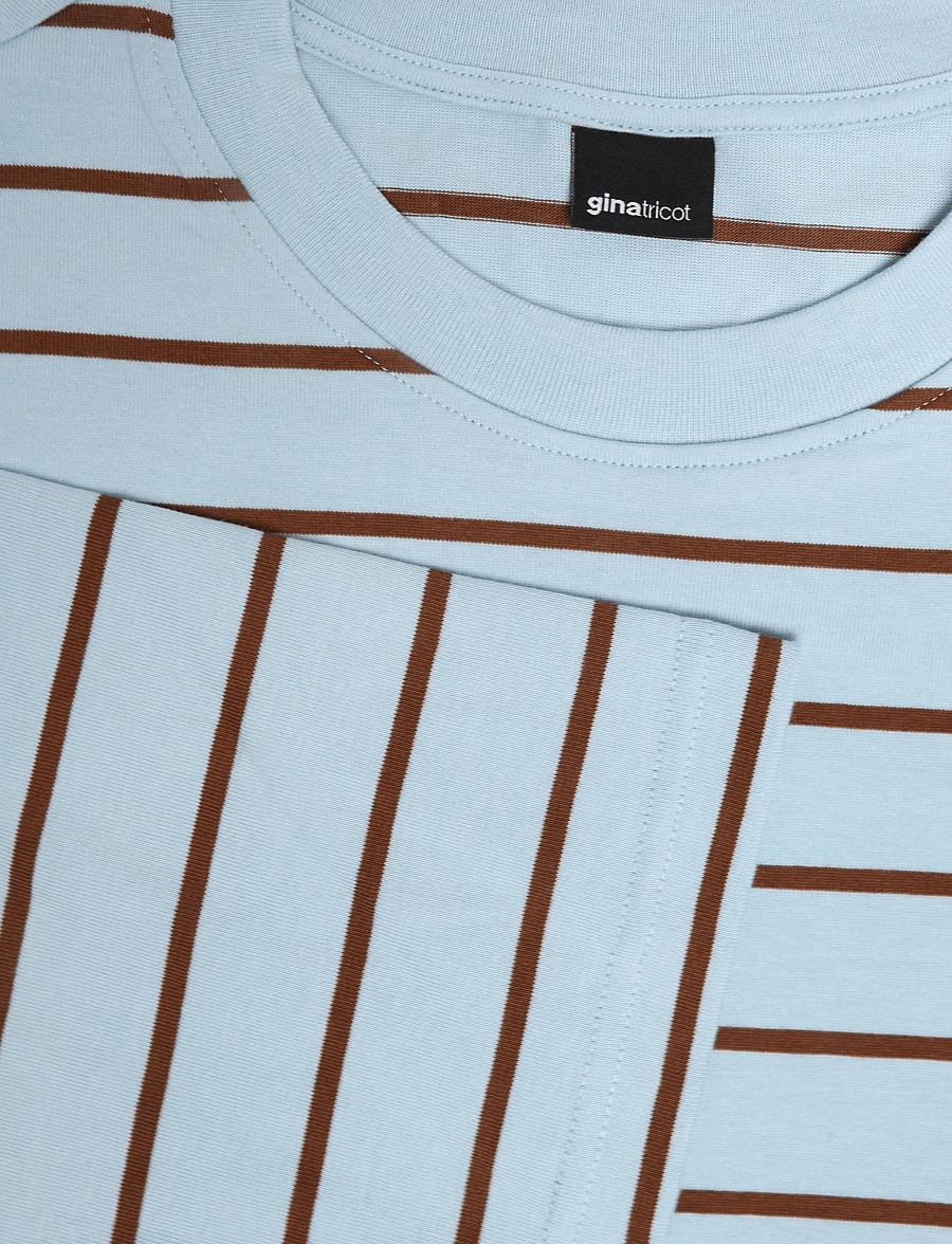 Gina Tricot - Stripe long sleeve tee - langærmede toppe - skyride stripe - 2