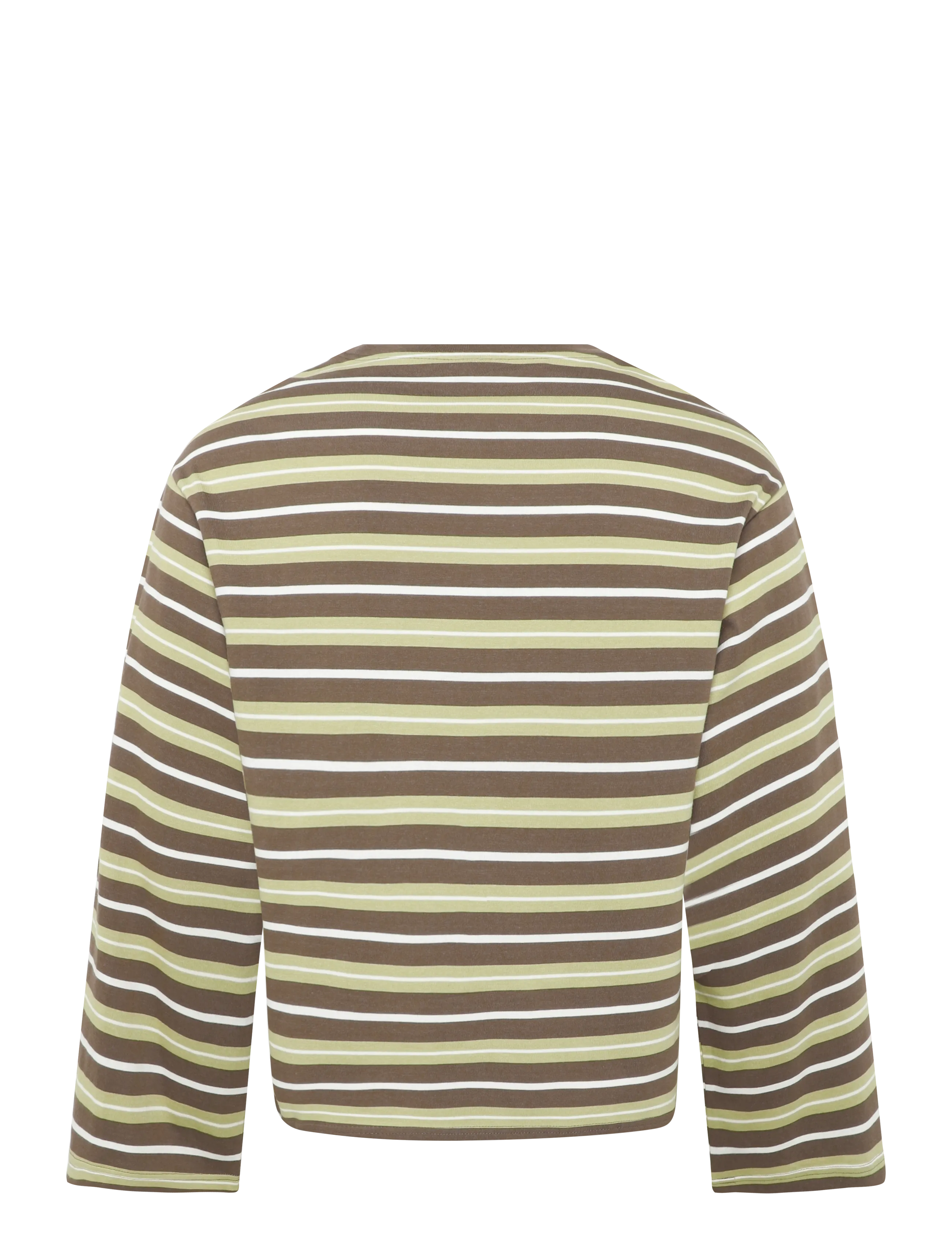 Gina Tricot - Stripe long sleeve tee - langærmede toppe - weeping willow - 1