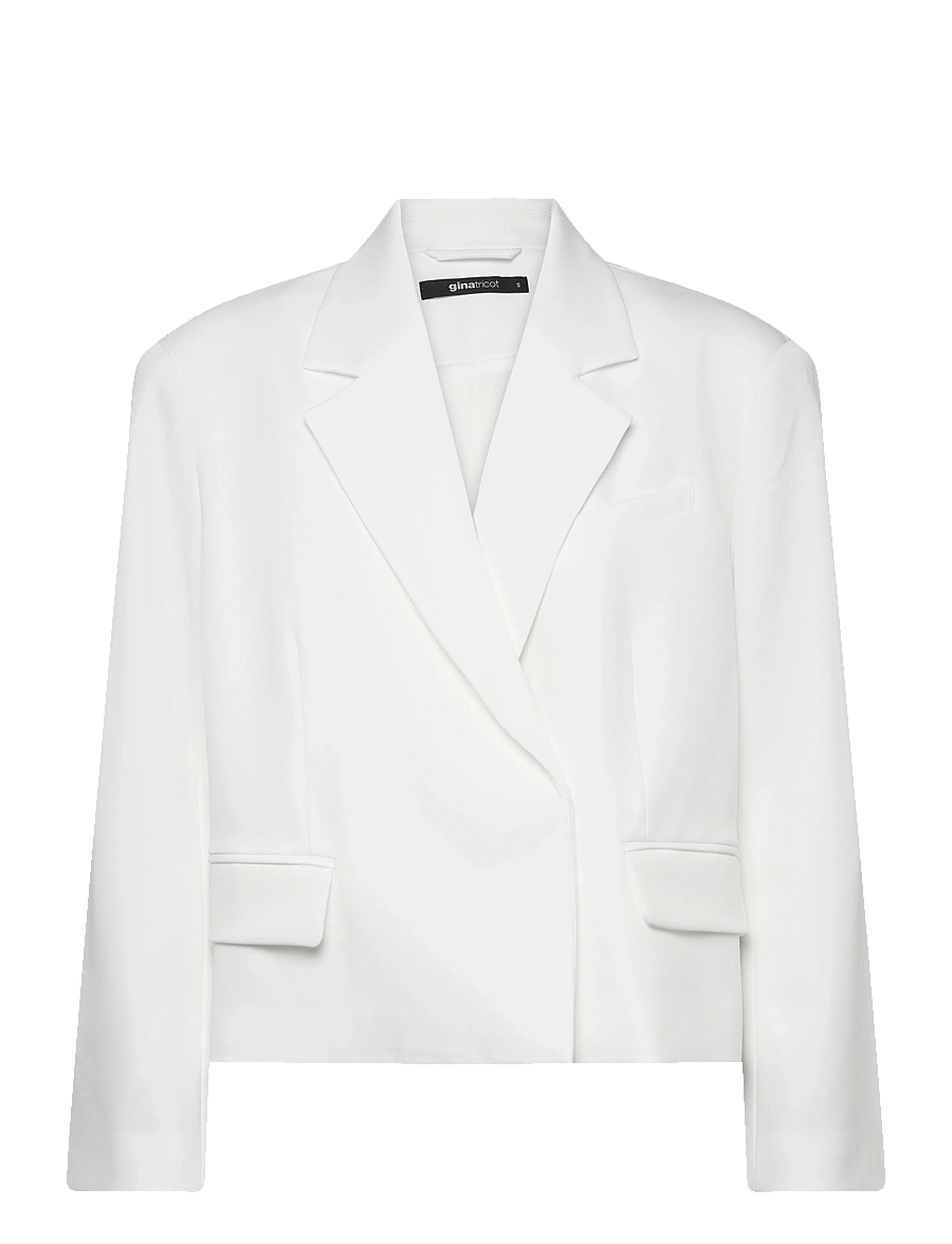 Gina Tricot - Boxy blazer - oversize blazers - white (1000) - 0