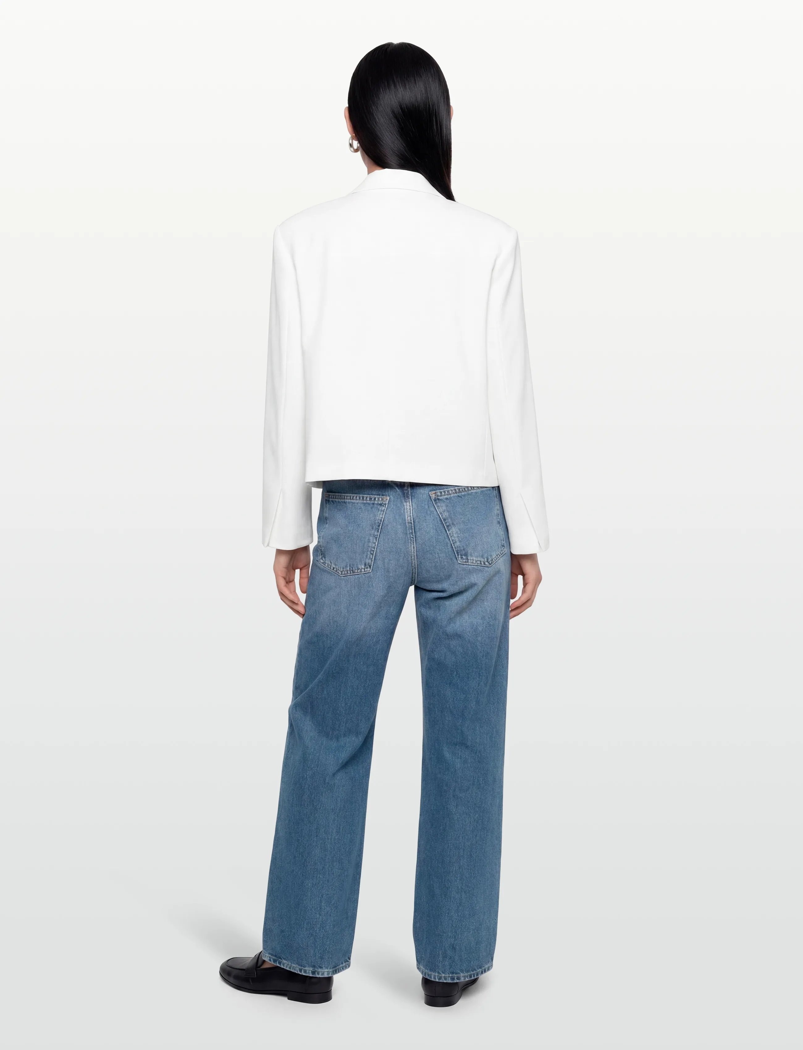 Gina Tricot - Boxy blazer - oversized blazere - white (1000) - 4