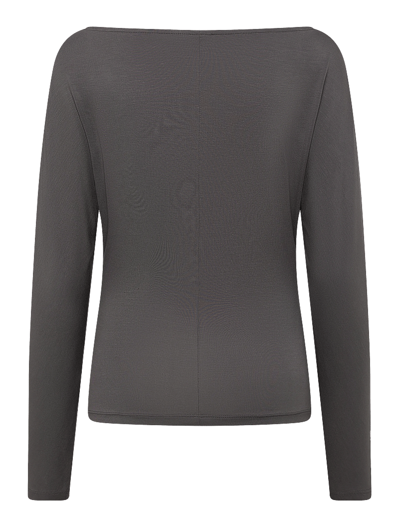 Gina Tricot - Soft slouchy loungewear top - långärmade toppar - stone (7419) - 1