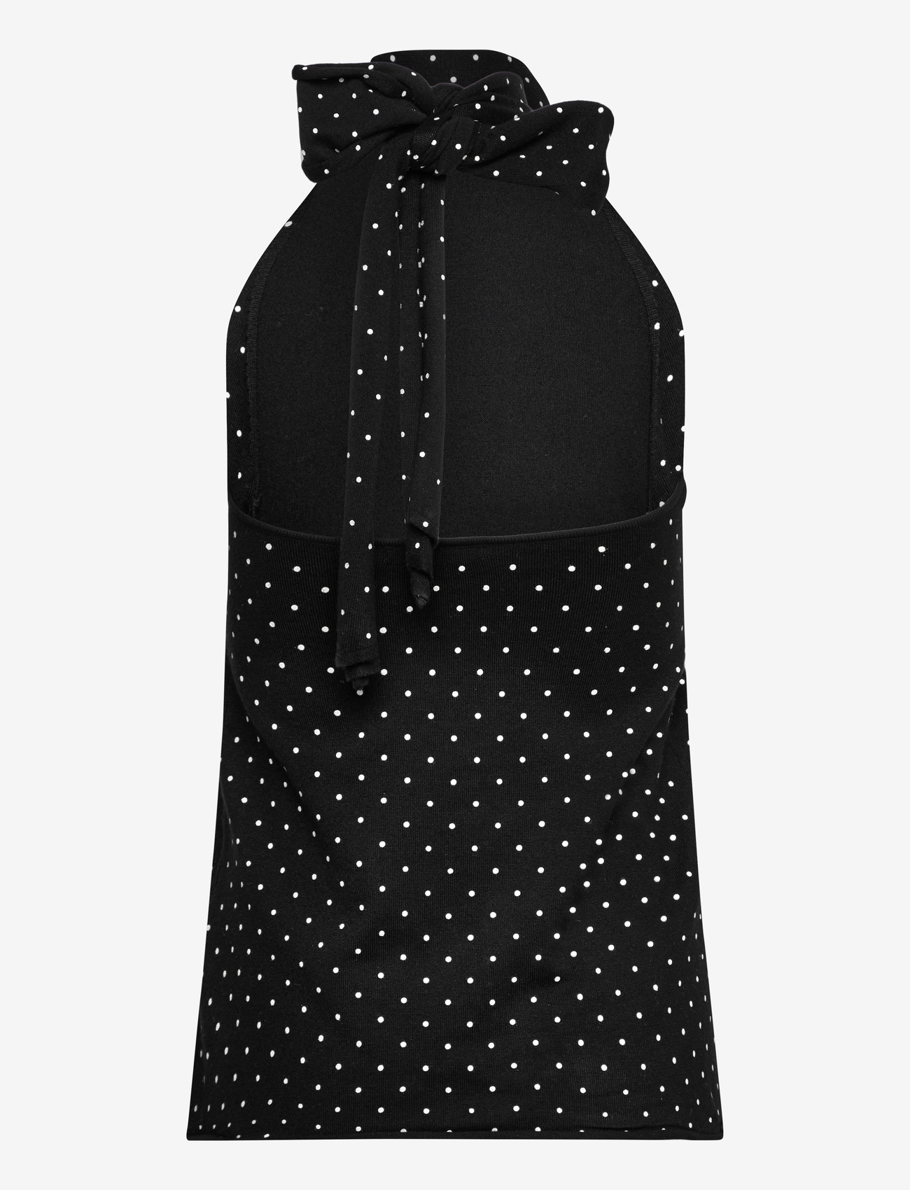 Gina Tricot - Polka dot knitted top - offwhite dot (1526) - 2