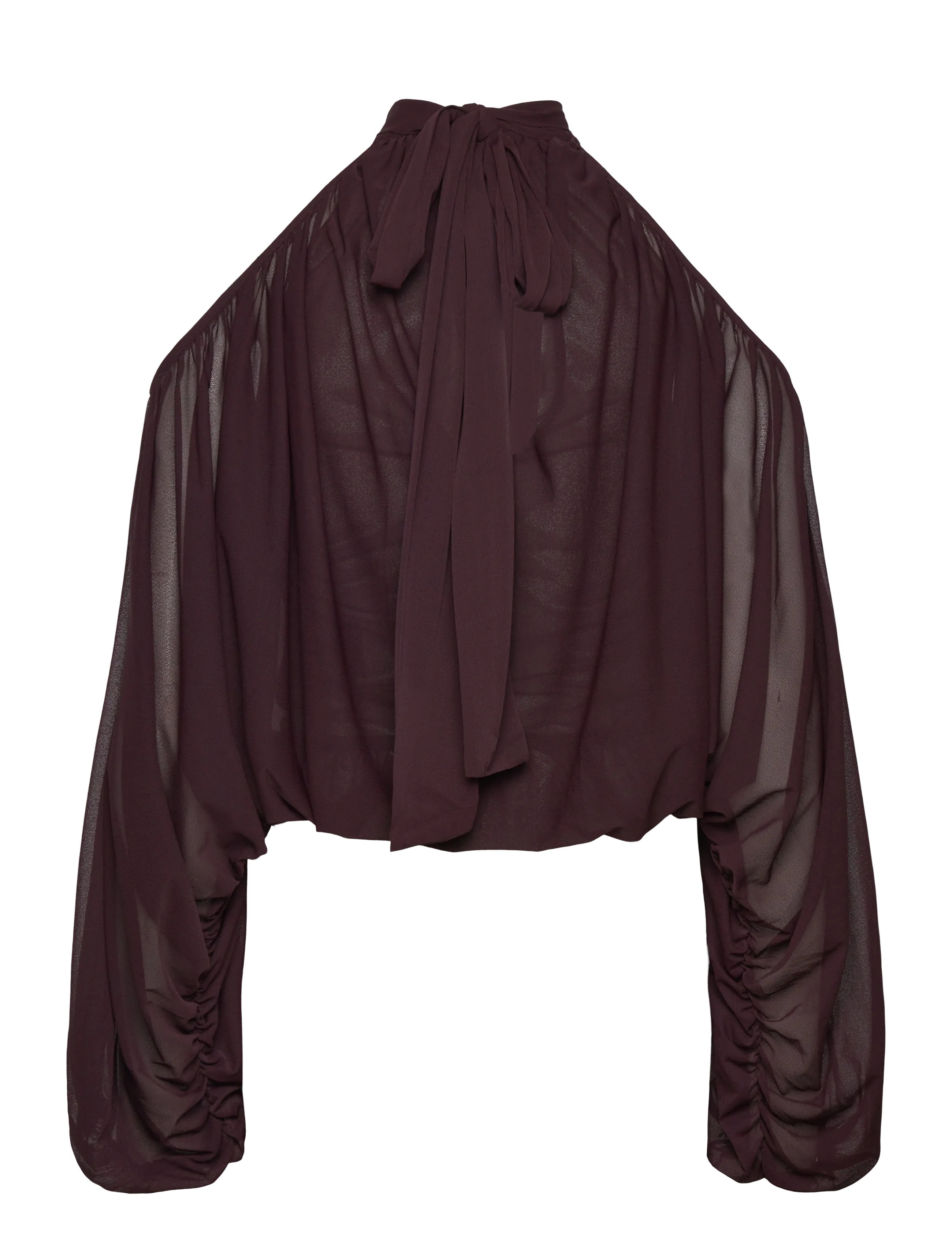 Gina Tricot - Boho blouse - long sleeved blouses - chocolate plum (4015) - 1