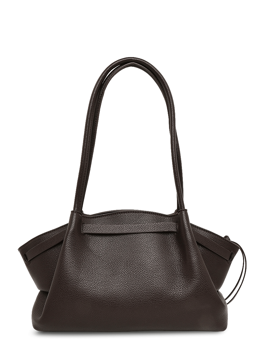 Gina Tricot - Midi fold detail bag - erilised sündmused - brown - 1