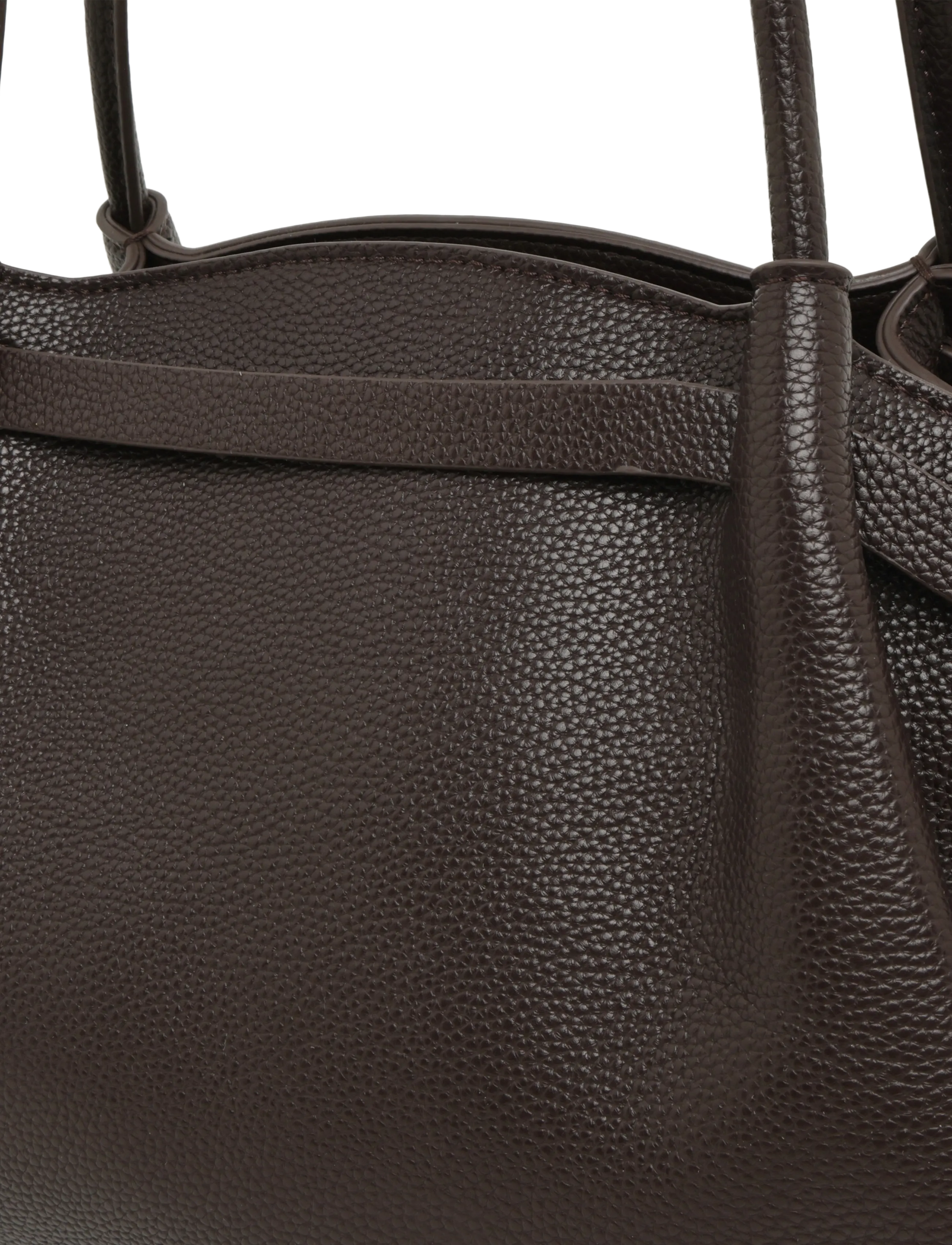Gina Tricot - Midi fold detail bag - erilised sündmused - brown - 2