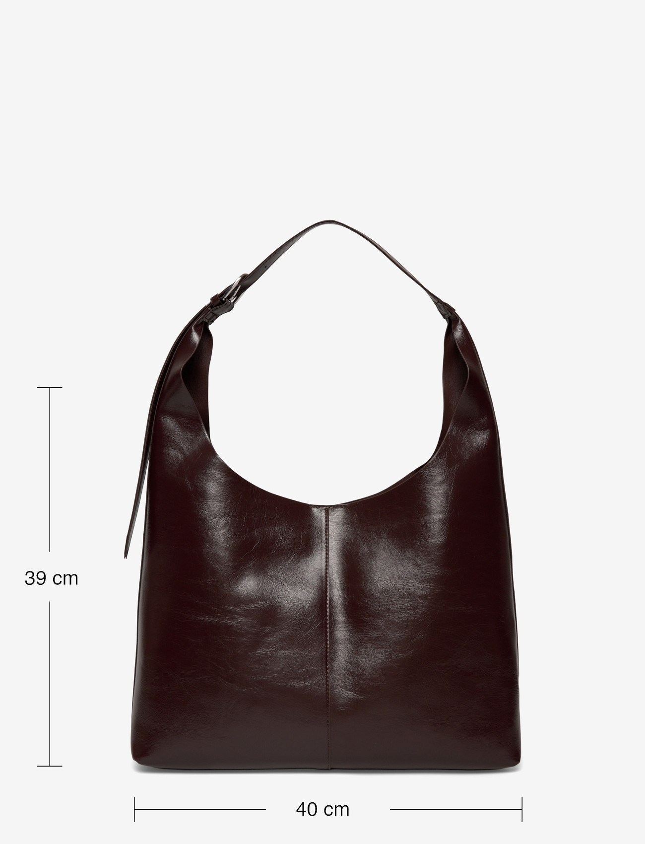 Gina Tricot - Slouchy bag - speciella tillfällen - chocolate plum (4015) - 3