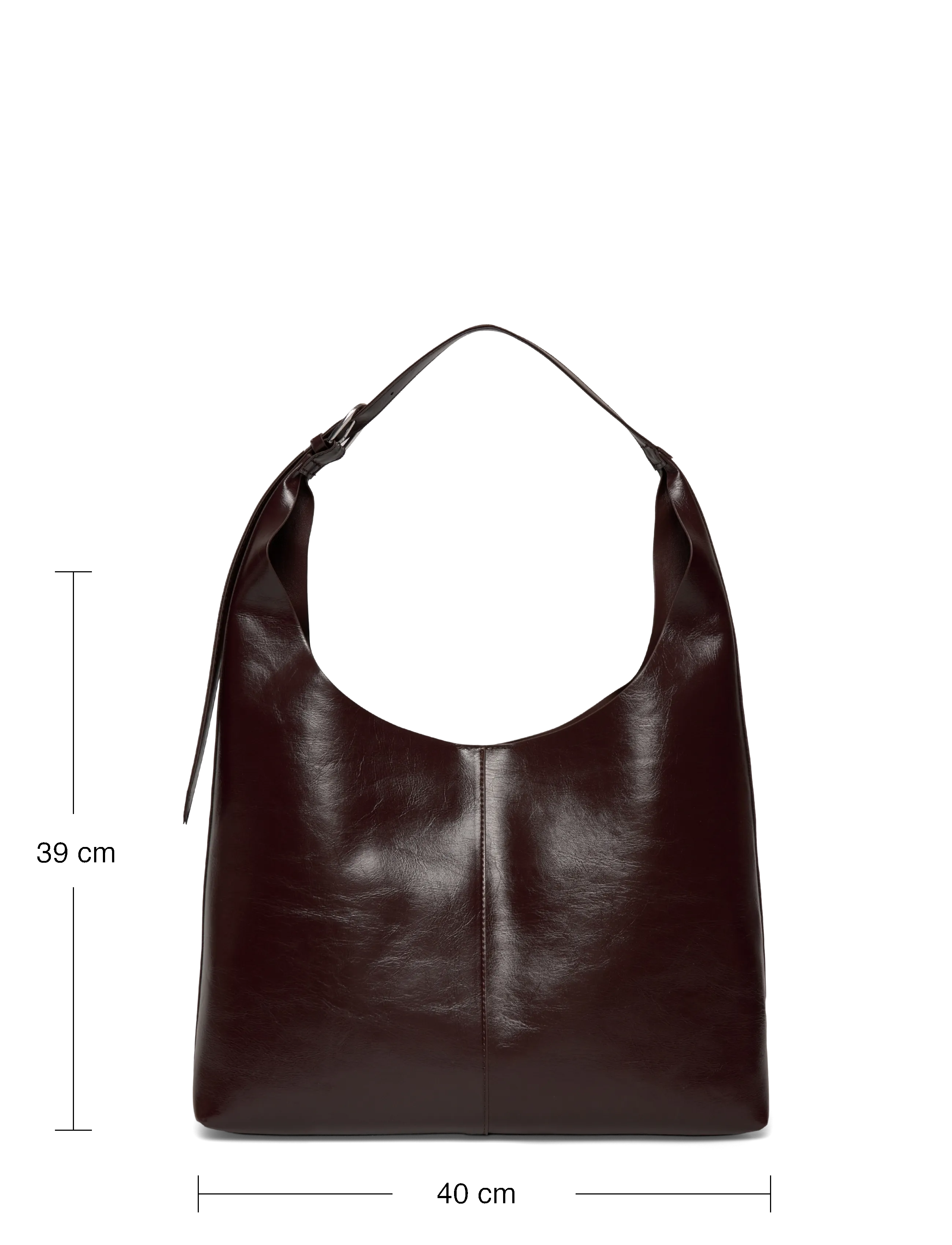 Gina Tricot - Slouchy bag - moetrendid - chocolate plum (4015) - 3