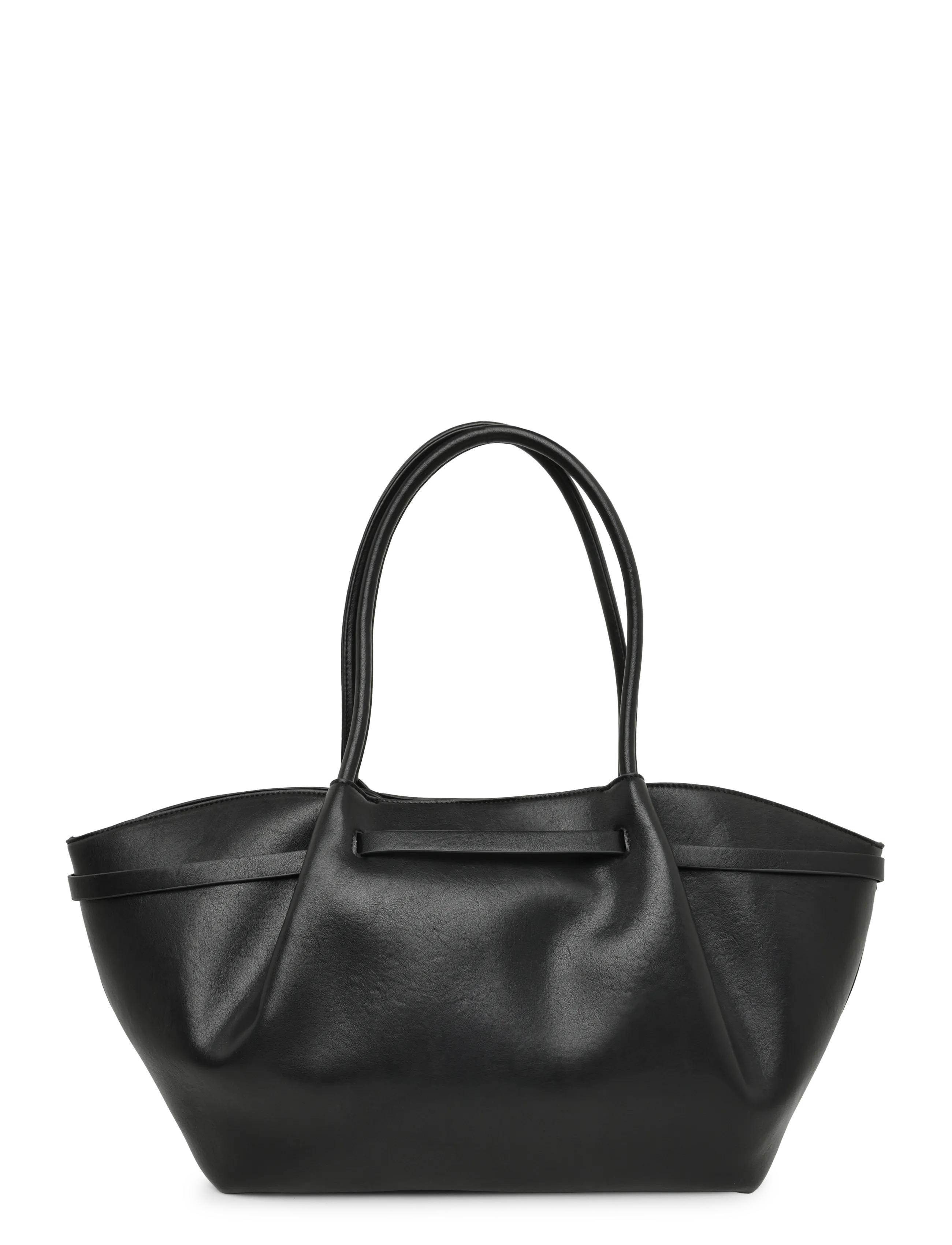 Gina Tricot - Large fold detail bag - black (9000) - 1