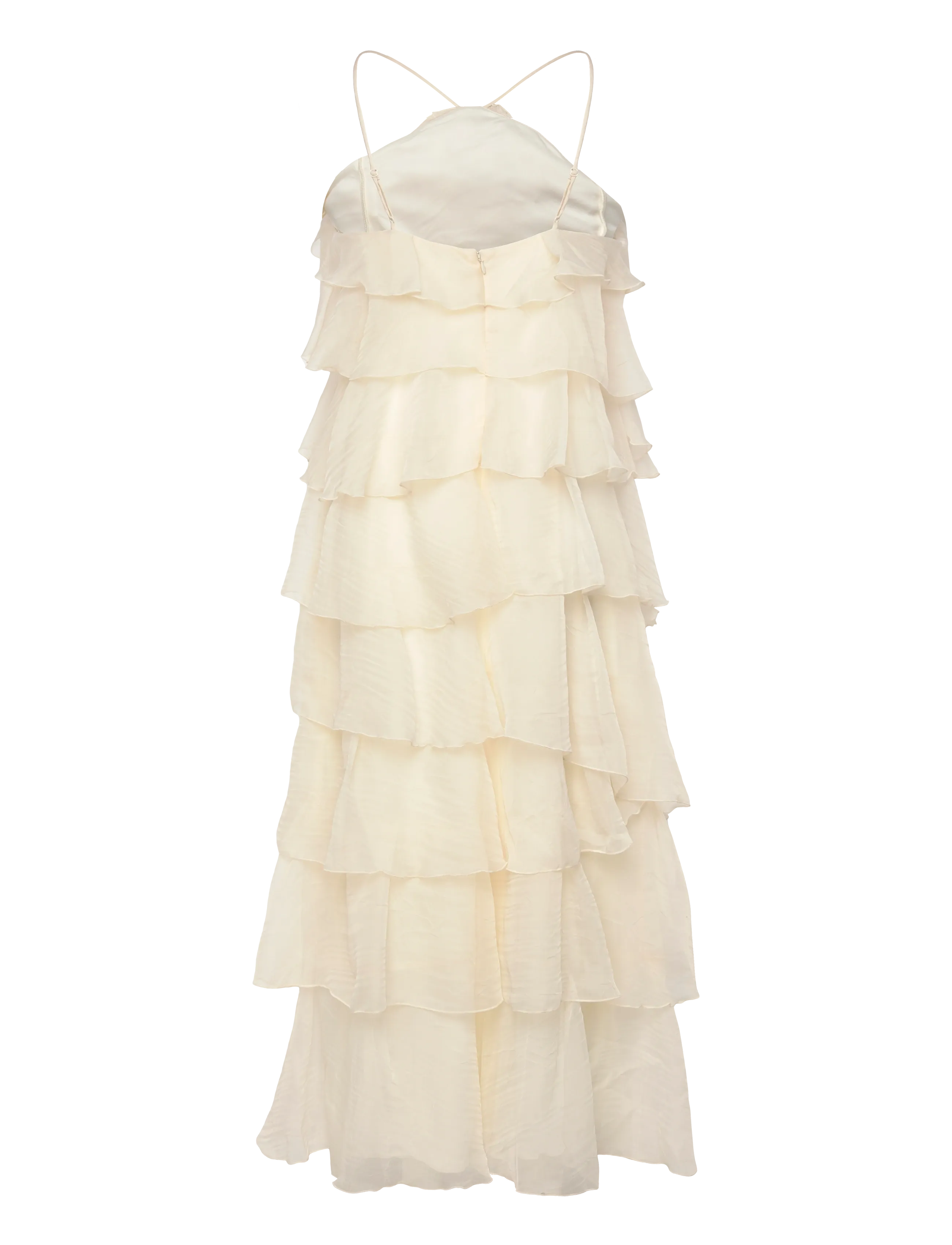 Gina Tricot - Frill maxi dress - maxi kjoler - creme (1263) - 1
