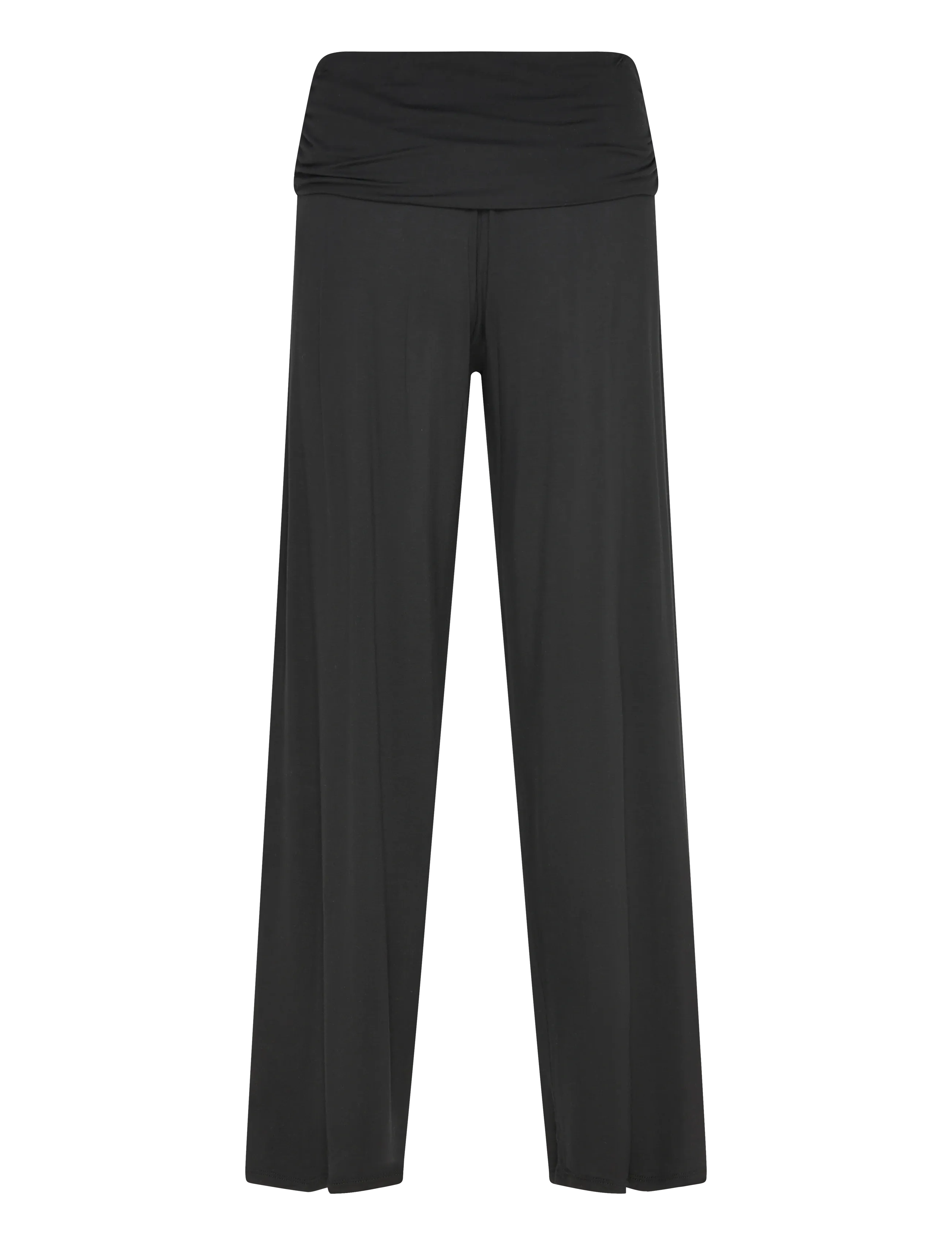 Folded Wide Yoga Trousers 2