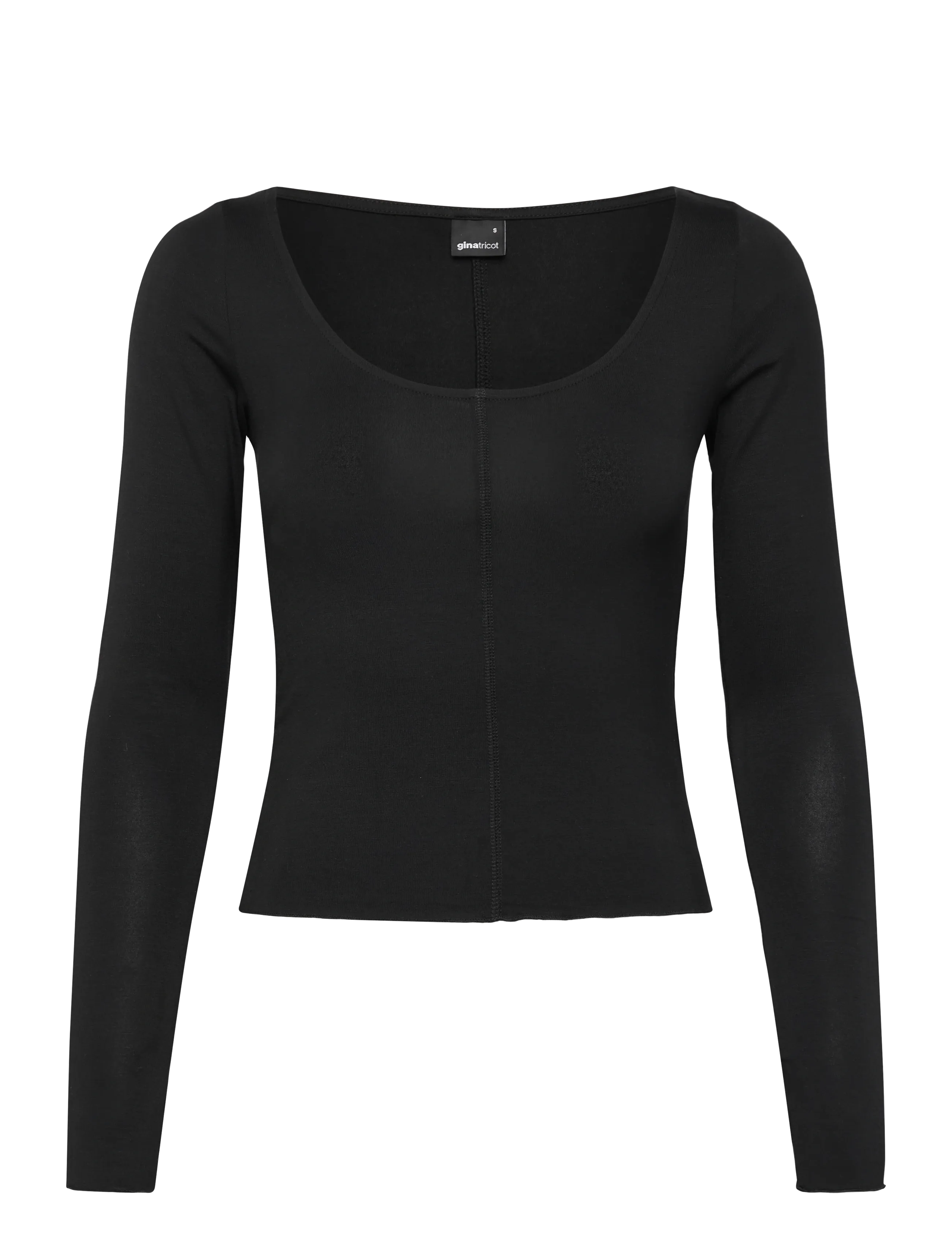 Gina Tricot Soft layering yoga top - T-särgid ja alussärgid - BLACK (9000) / black