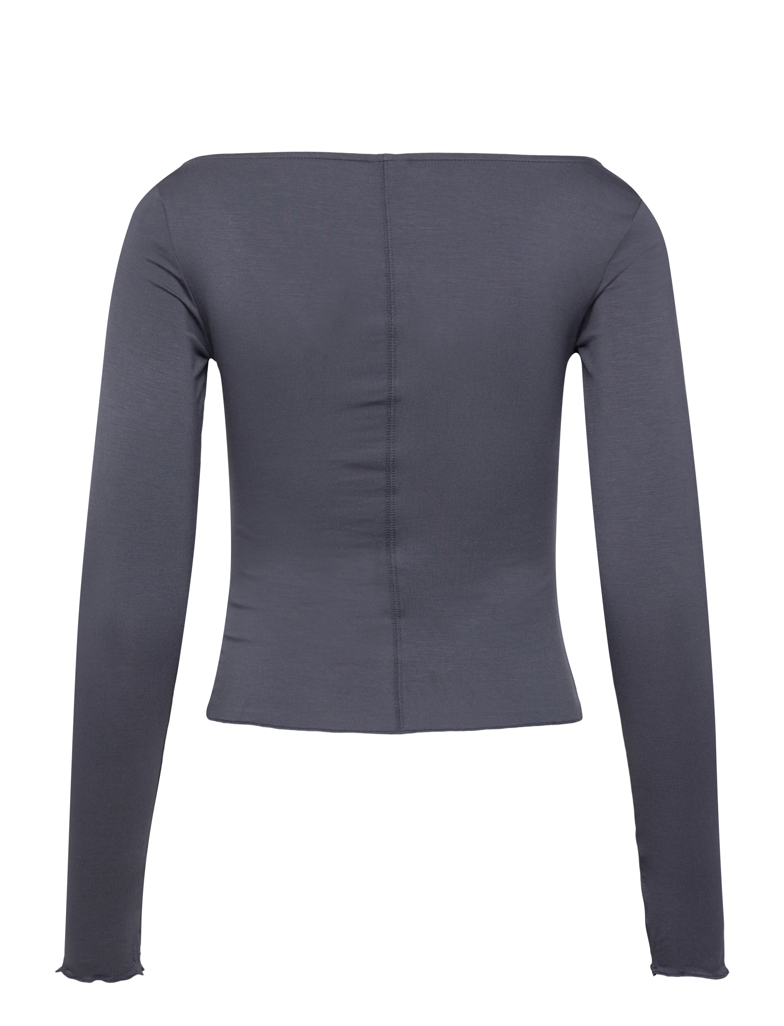 Gina Tricot - Soft layering yoga top - langärmlige tops - dusty blue (5326) - 2
