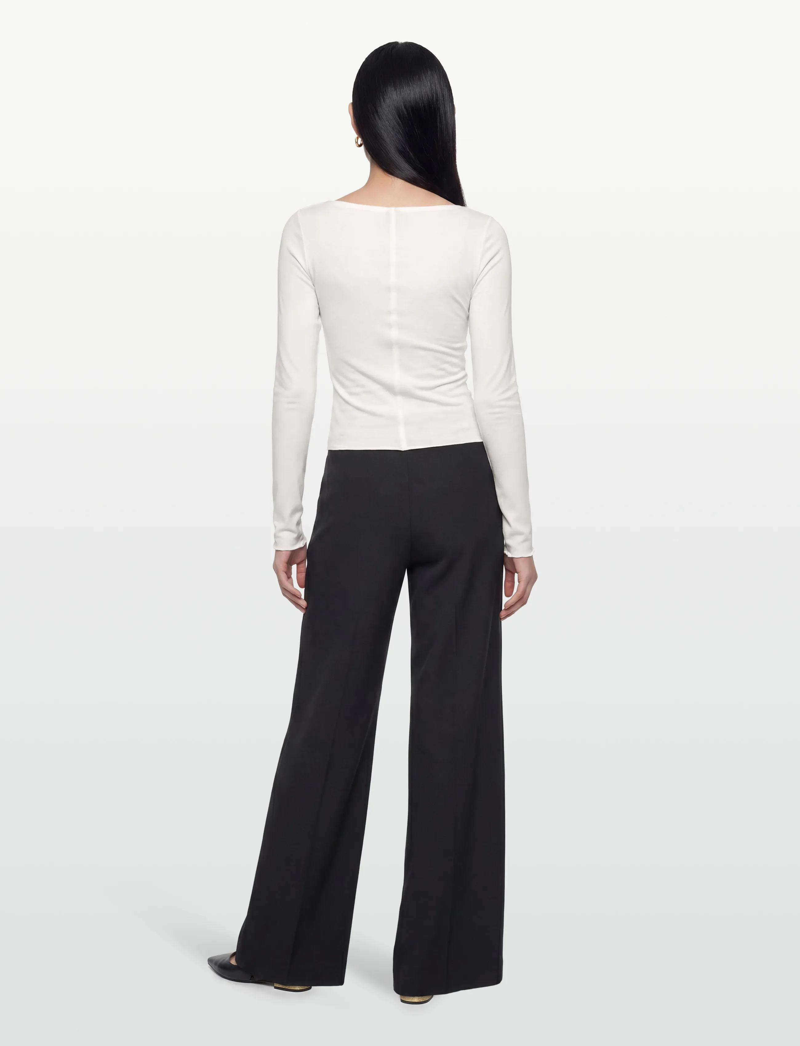 Gina Tricot - Soft layering yoga top - langærmede toppe - gardenia (1496) - 4