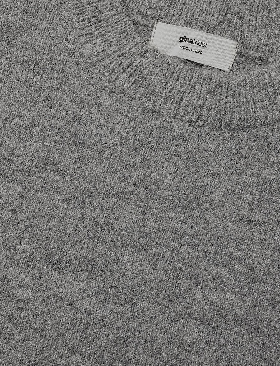 Gina Tricot - Knitted vest - strikveste - mid grey mel (8022) - 2