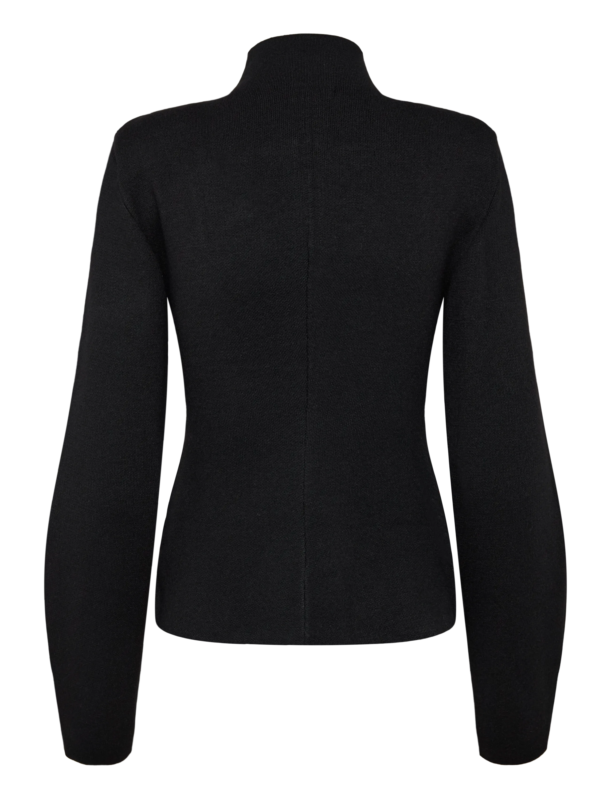 Gina Tricot - Shaped knitted cardigan - koftor - black (9000) - 1
