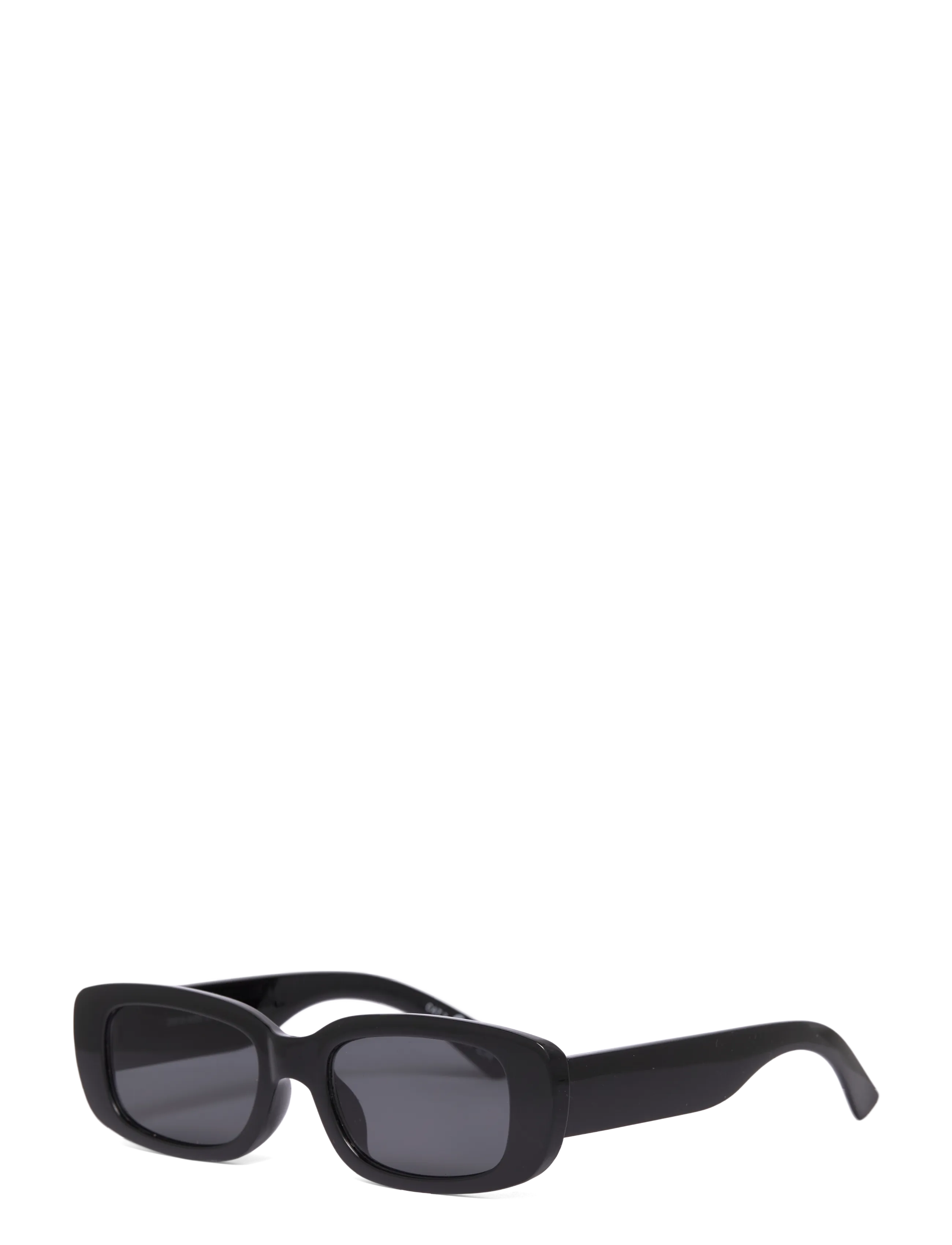 Gina Tricot - Slim rectangular sunglasses - firkantede solbriller - black (9000) - 1