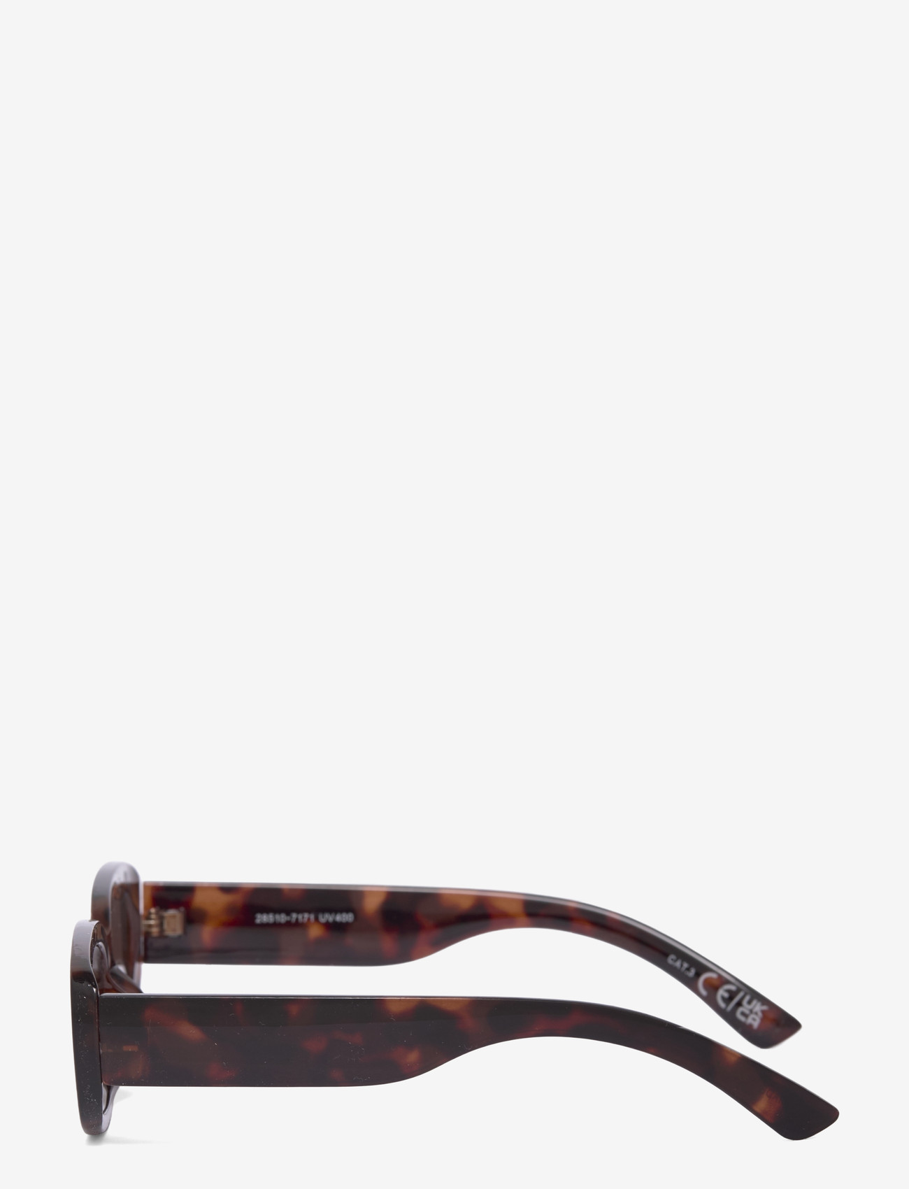 Gina Tricot - Slim rectangular sunglasses - kandilise raamiga - turtle (7171) - 2