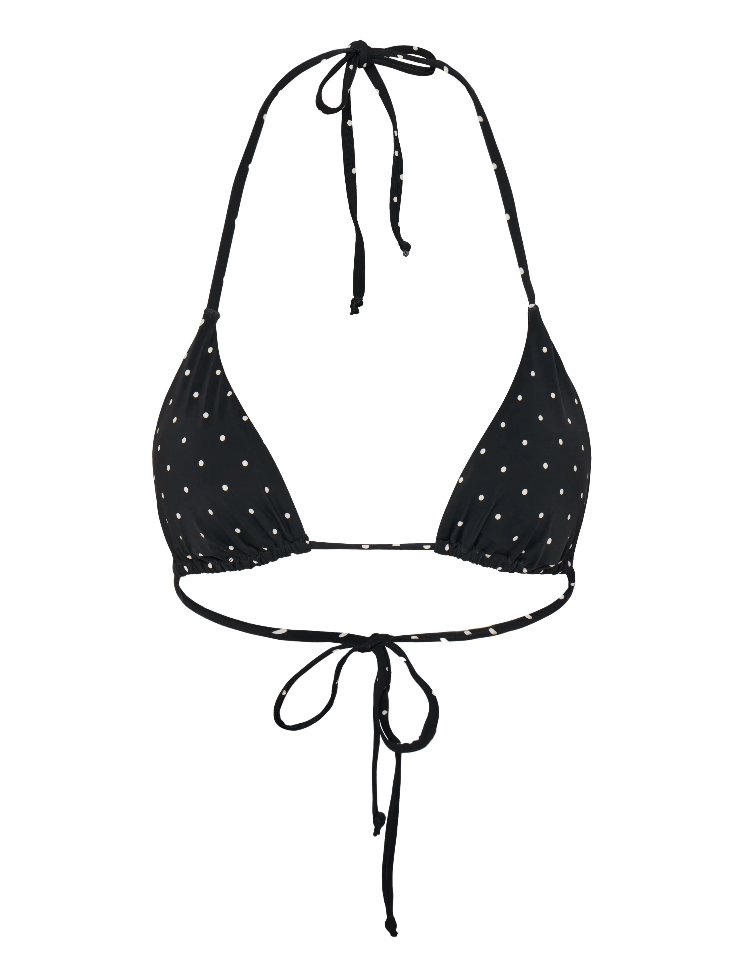 Gina Tricot - Bikini triangle top - dreieck-bikini-oberteile - black dot (9361) - 0
