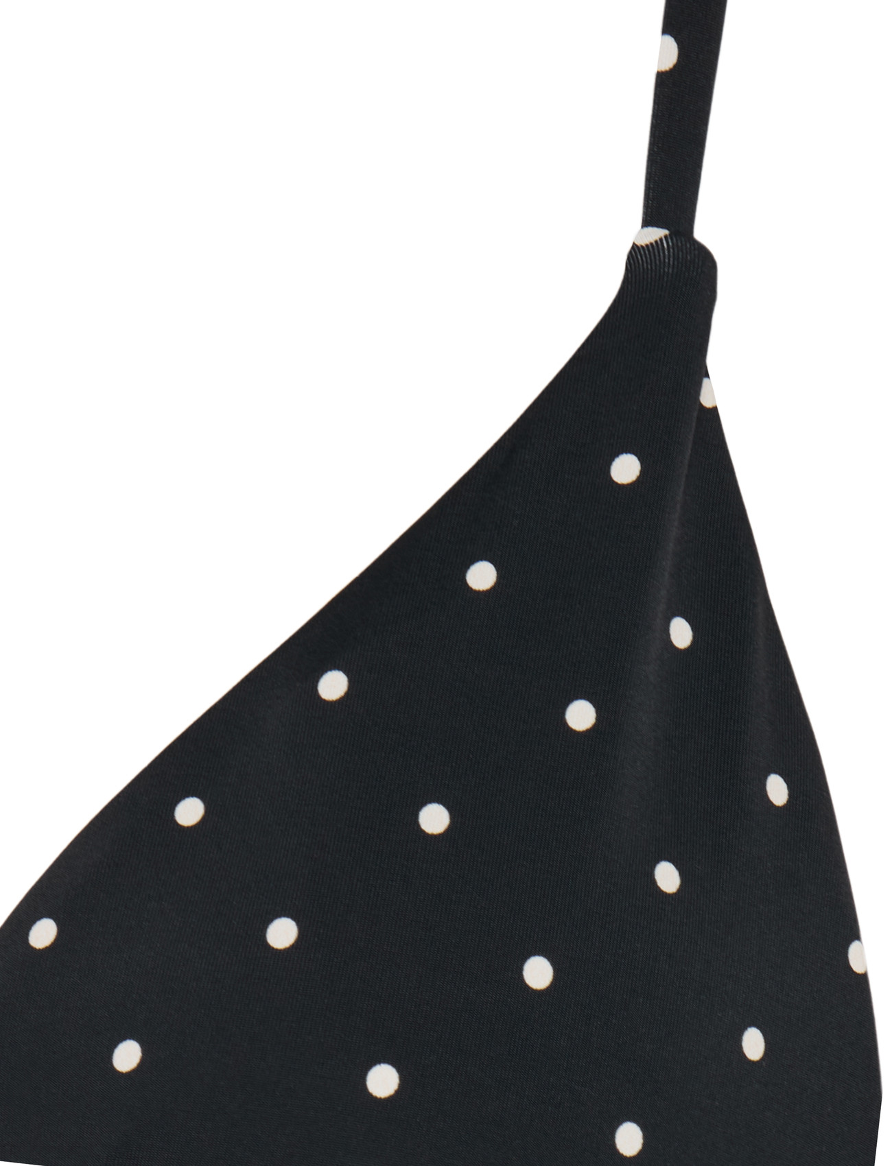 Gina Tricot - Bikini triangle top - black dot (9361) - 2