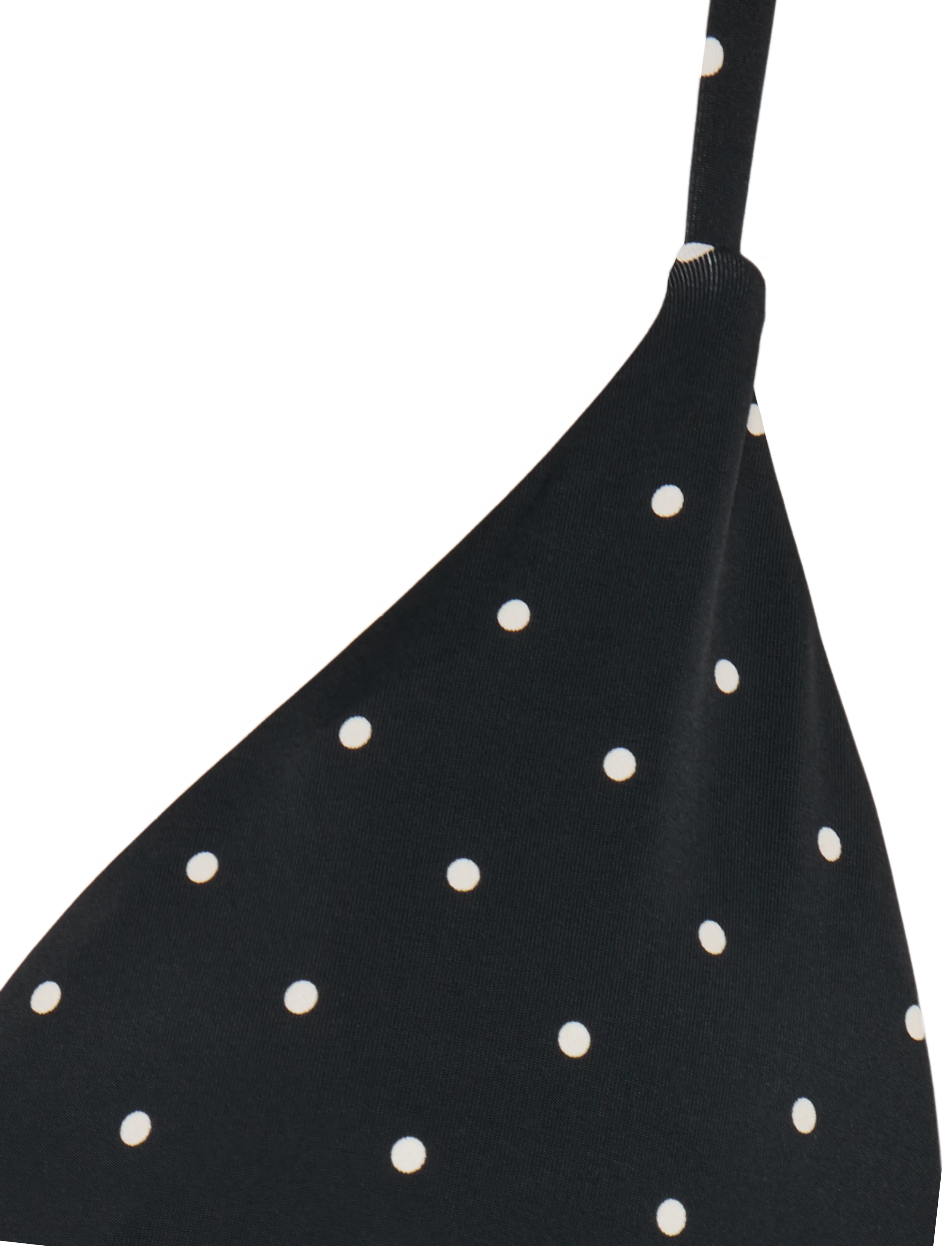 Gina Tricot - Bikini triangle top - black dot (9361) - 2
