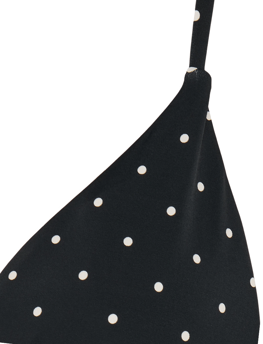 Gina Tricot - Bikini triangle top - trekantsbikinier - black dot (9361) - 2