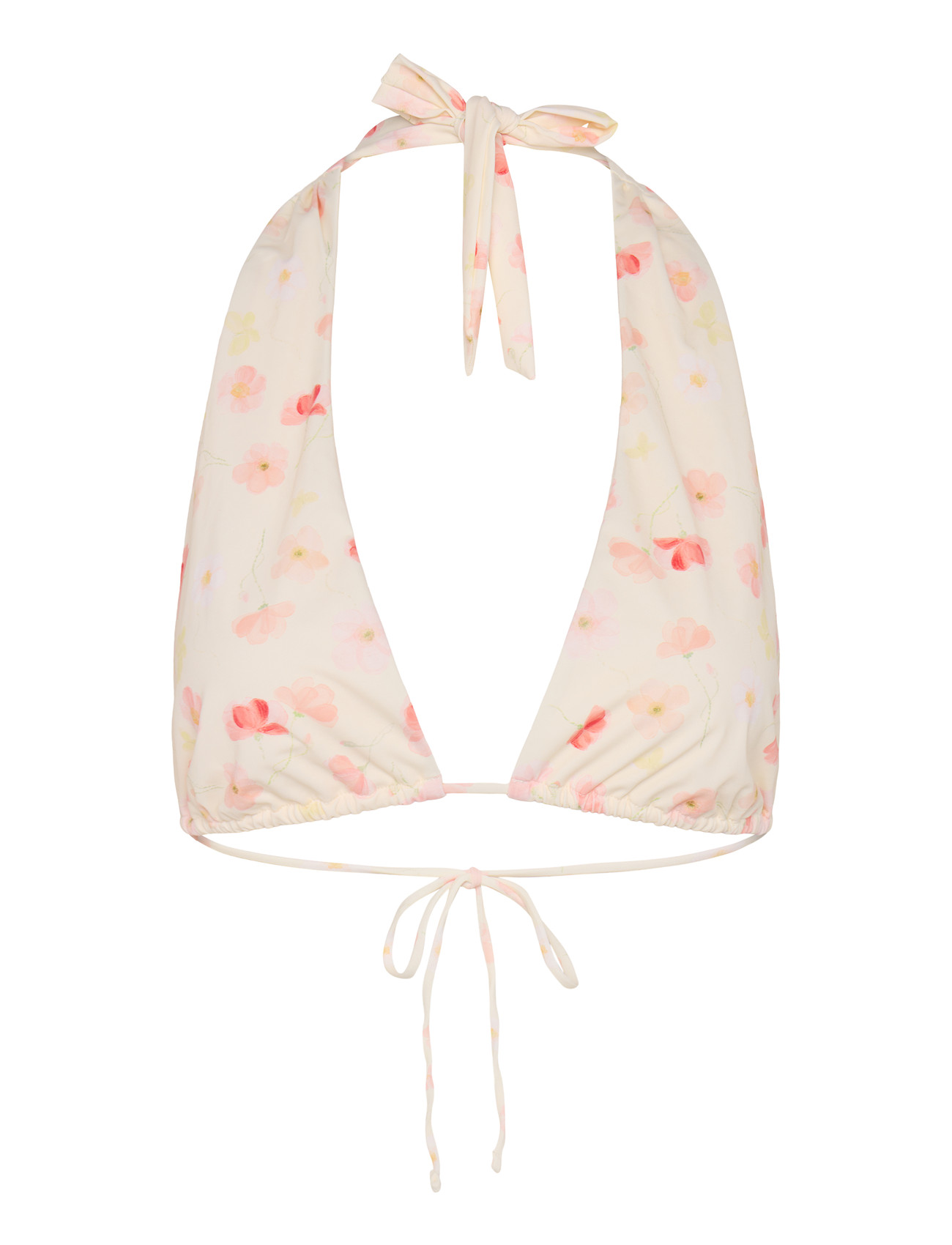 Gina Tricot - Halter triangle top - poppy aop - 0