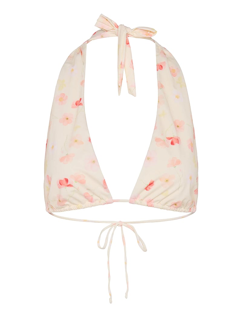 Gina Tricot - Halter triangle top - triangle bikinis - poppy aop - 0