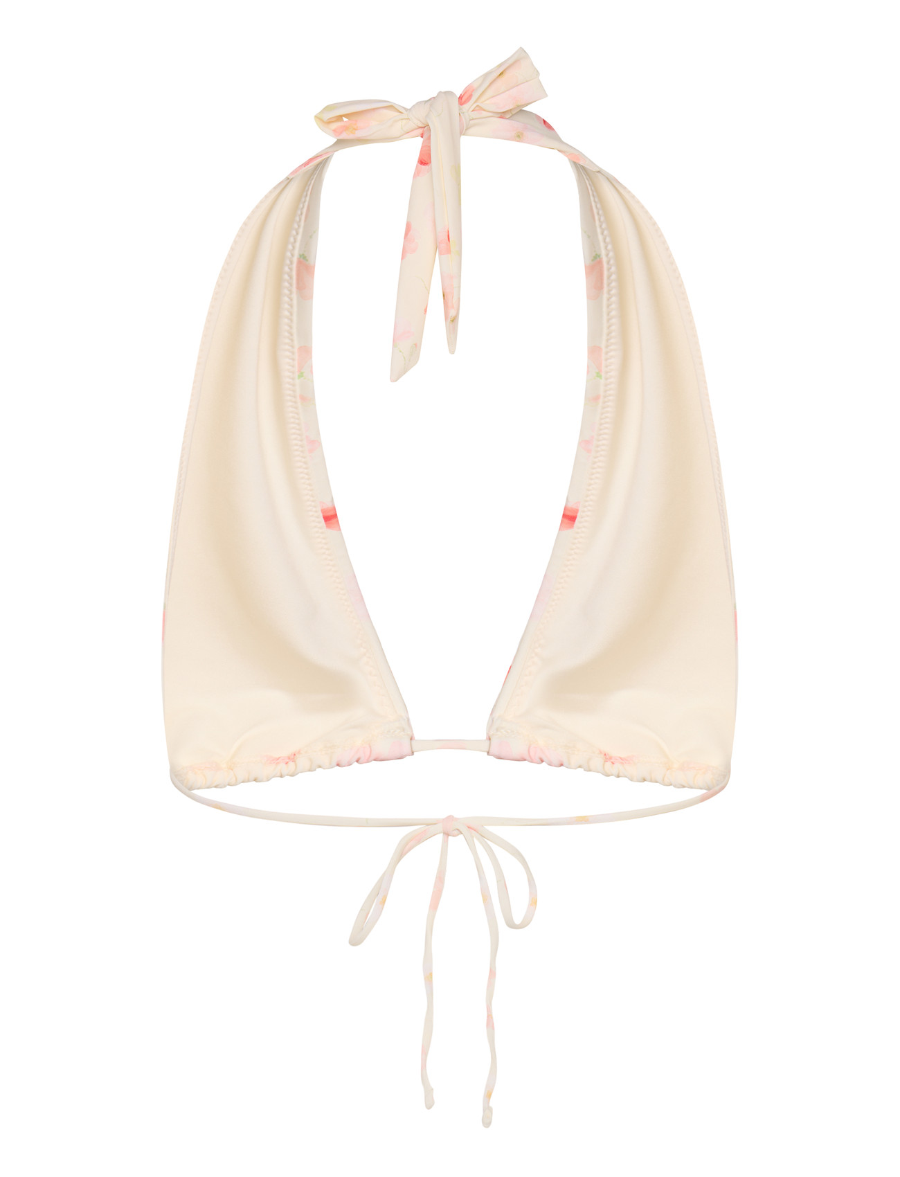 Gina Tricot - Halter triangle top - poppy aop - 1