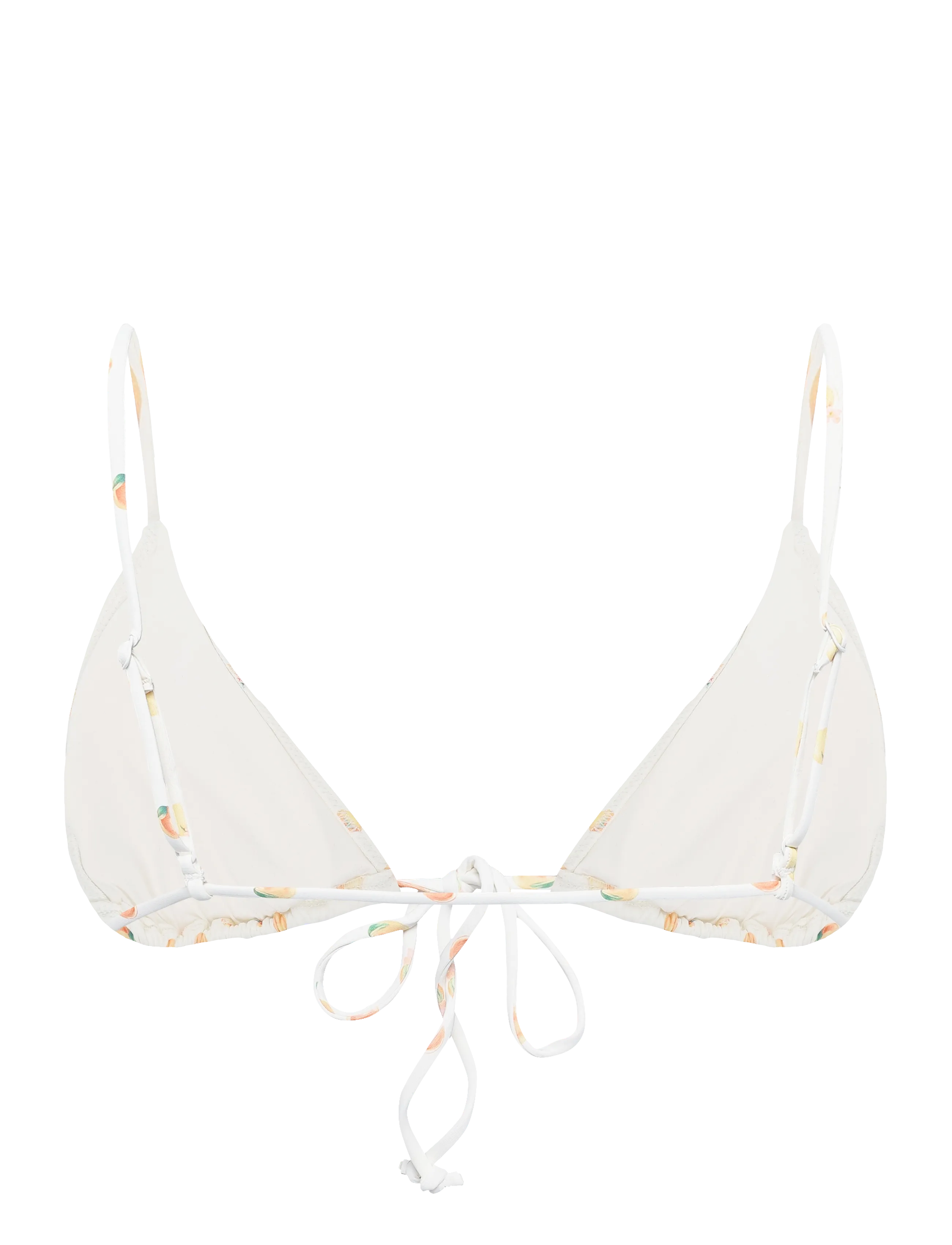 Gina Tricot - Triangle front tie bikini top - dreieck-bikini-oberteile - summer peach (2562) - 1