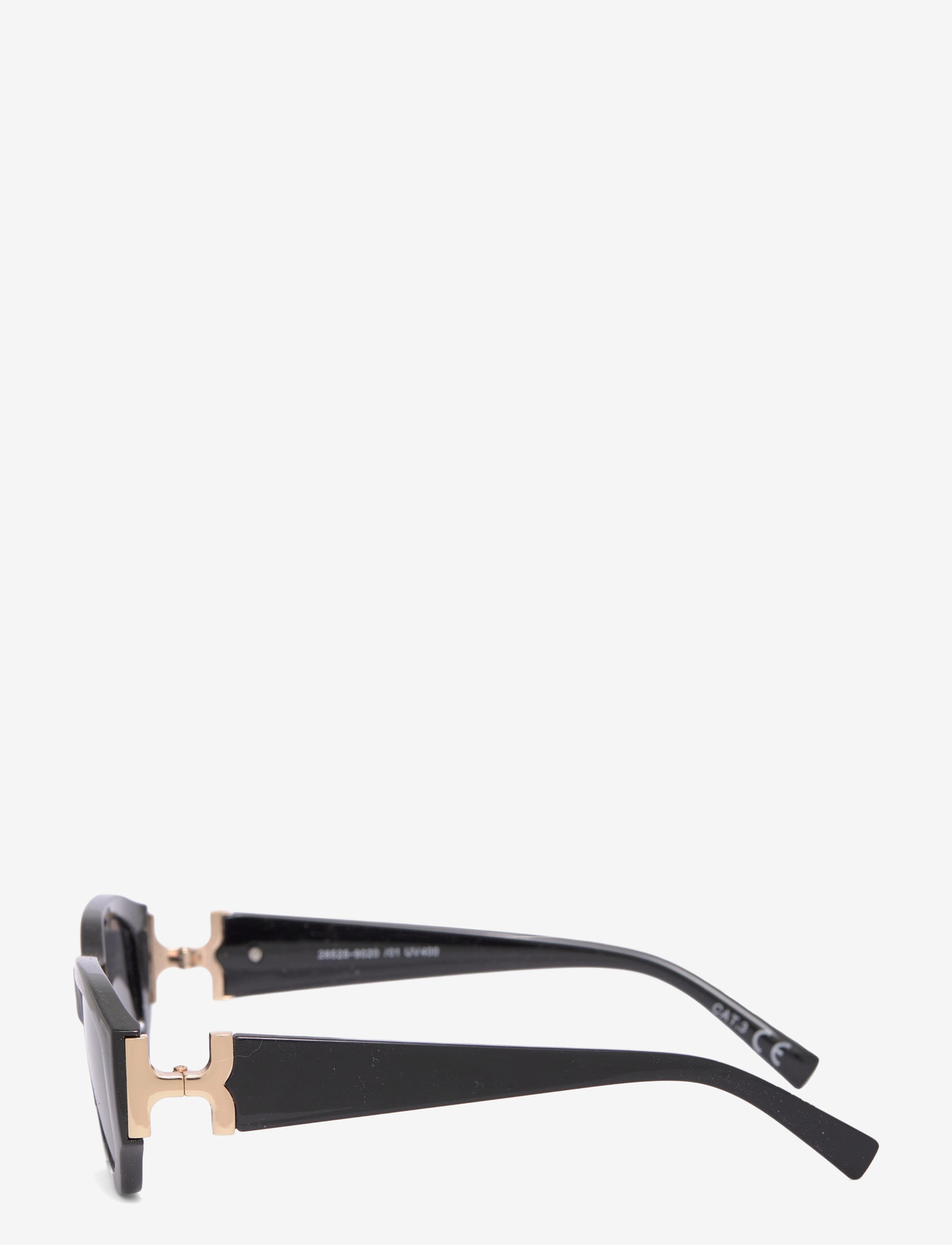 Gina Tricot - Bold sunglasses - fyrkantiga - black/gold (9020) - 2